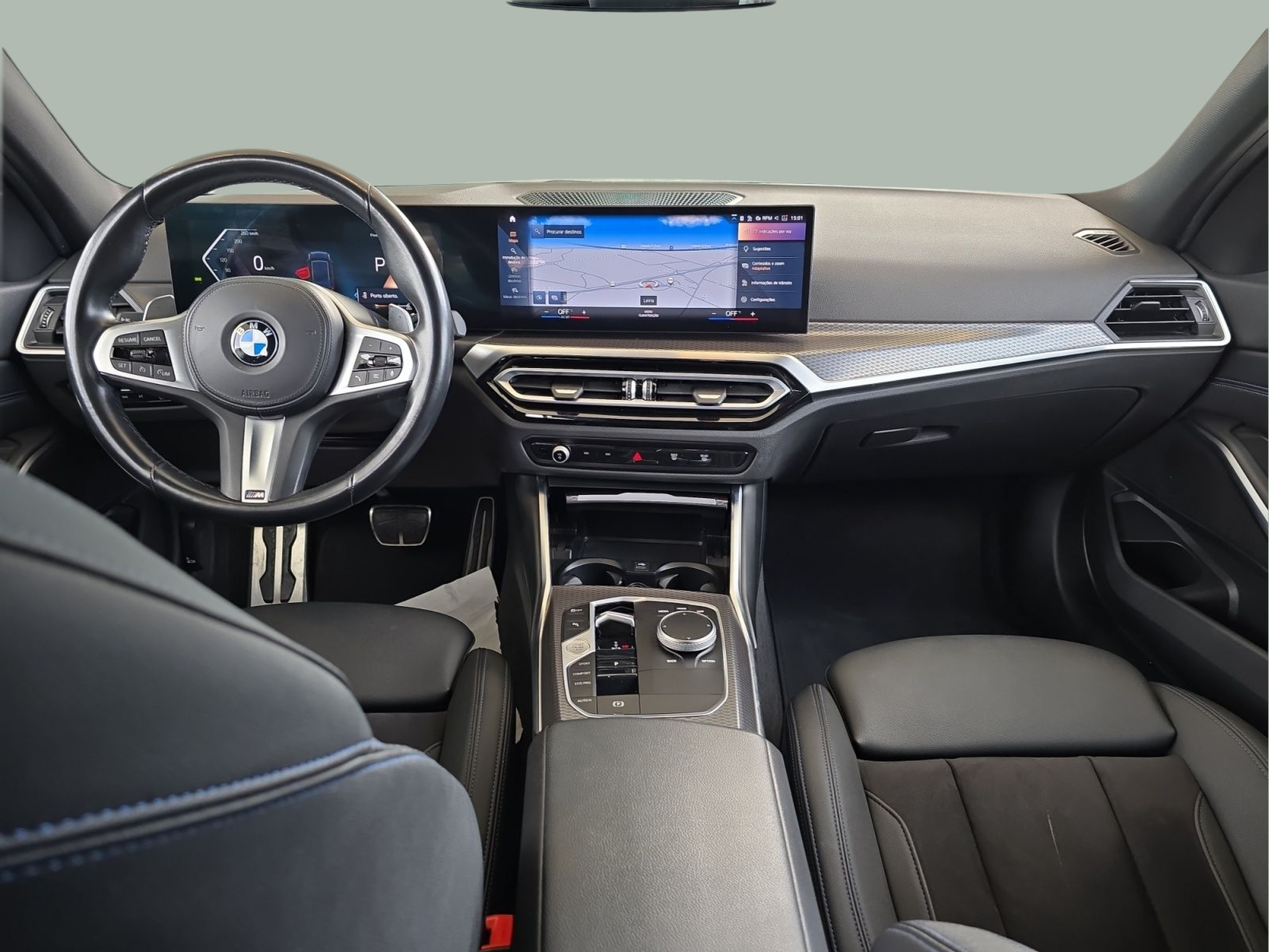 BMW Série 3 320d Touring color Negro. Año 2024. 140KW(190CV). Diesel. En concesionario MCoutinho Bomcar Coimbra de Coimbra