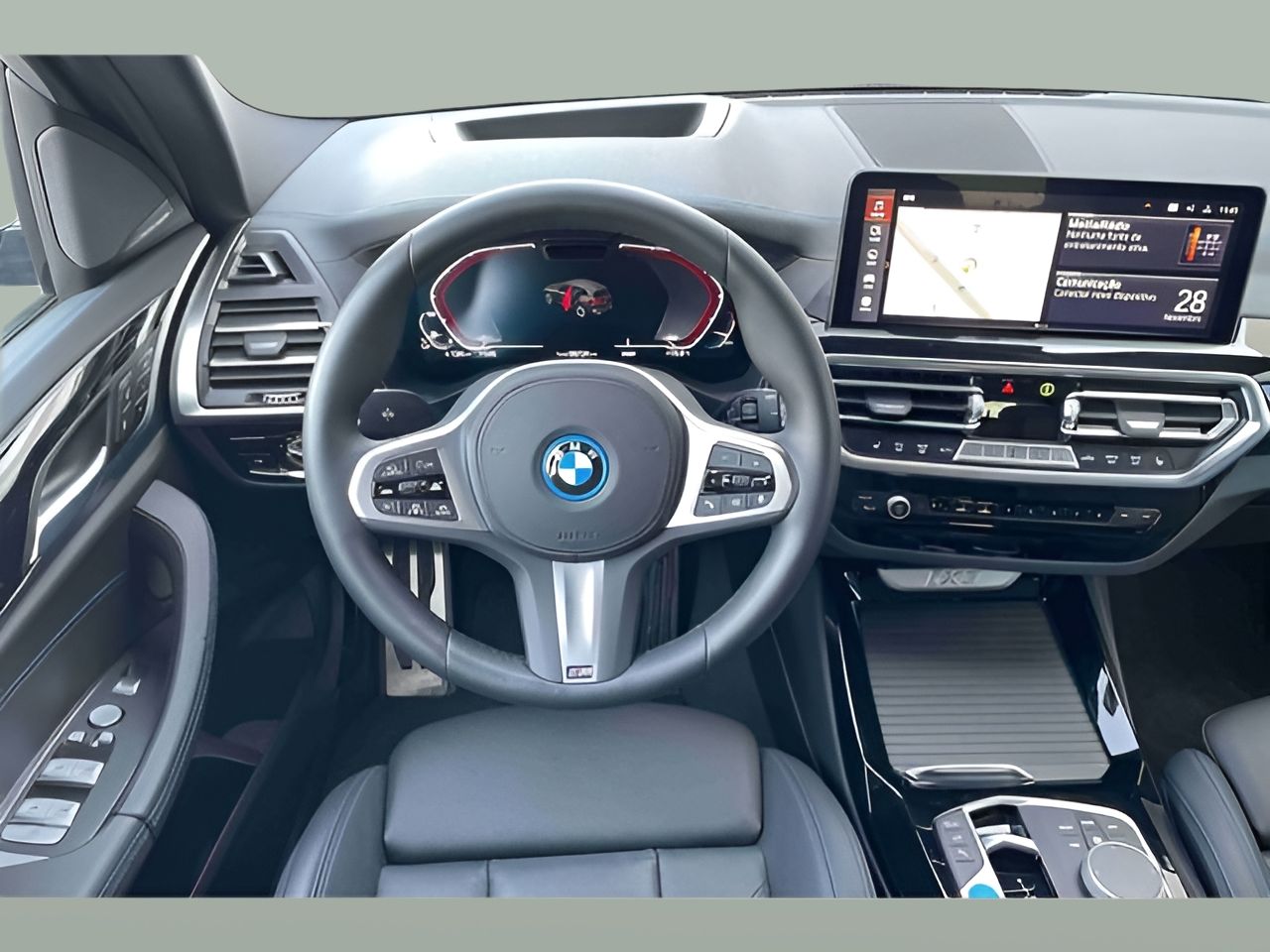 BMW iX3 iX3 80 kWh color Negro. Año 2024. 210KW(286CV). Elétrico. En concesionario Santogal Seixal de Seixal