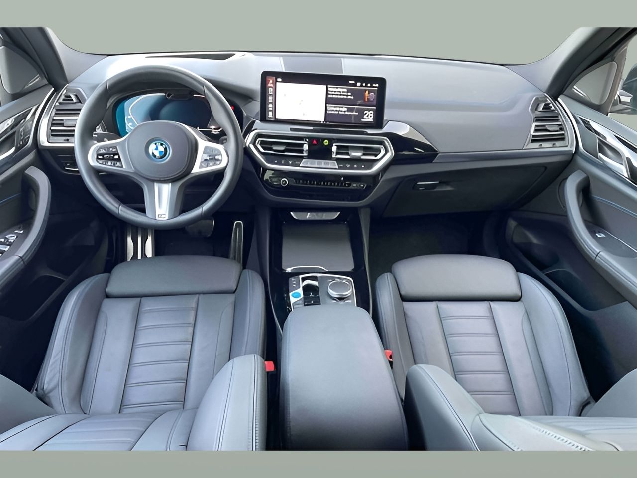 BMW iX3 iX3 80 kWh color Negro. Año 2024. 210KW(286CV). Elétrico. En concesionario Santogal Seixal de Seixal