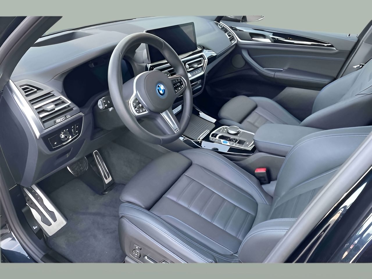BMW iX3 iX3 80 kWh color Negro. Año 2024. 210KW(286CV). Elétrico. En concesionario Santogal Seixal de Seixal