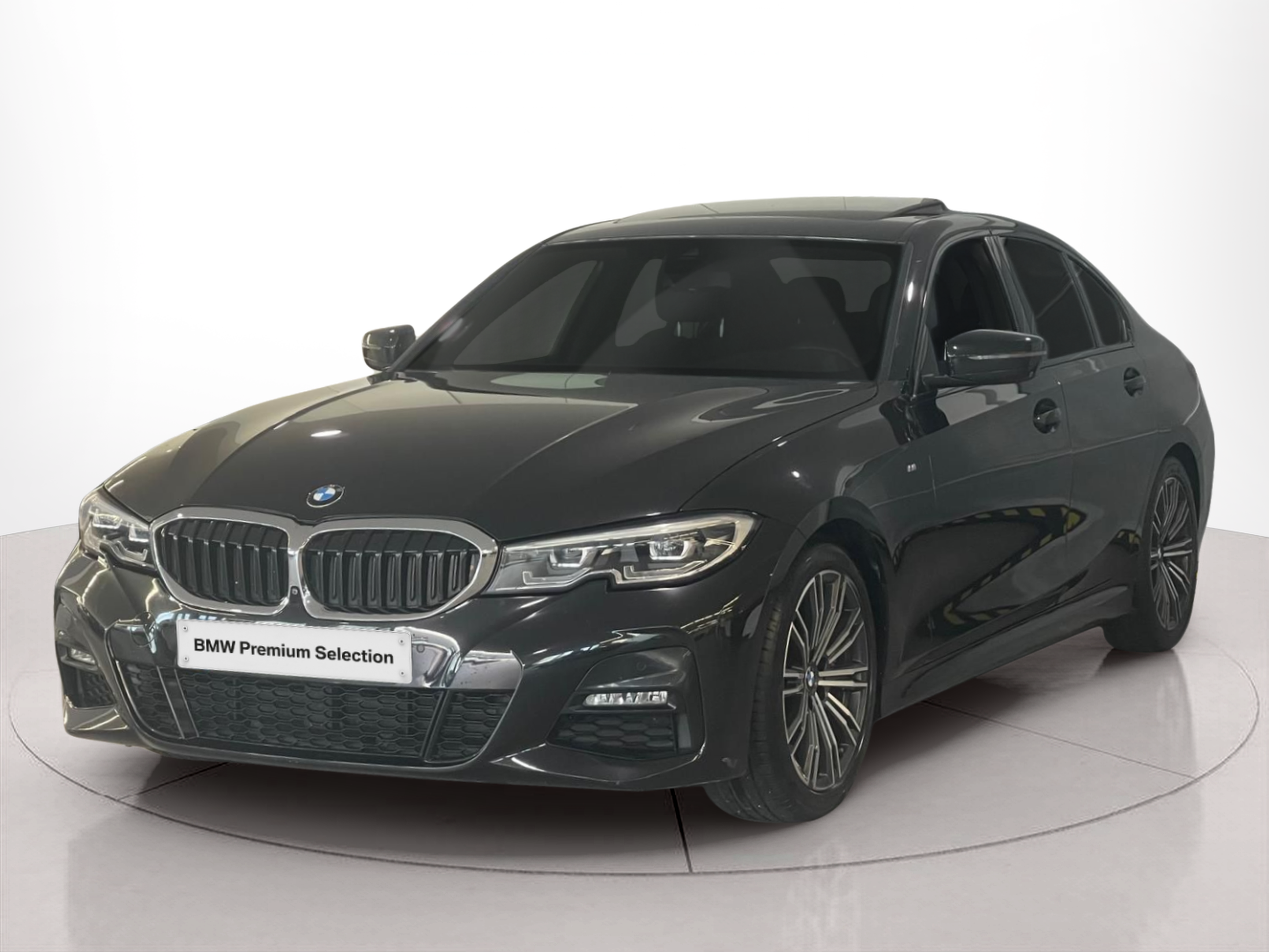 Fotos de BMW Série 3 320d Berlina color Negro. Año 2019. 140KW(190CV). Diesel. En concesionario Santogal Carnaxide de Oeiras