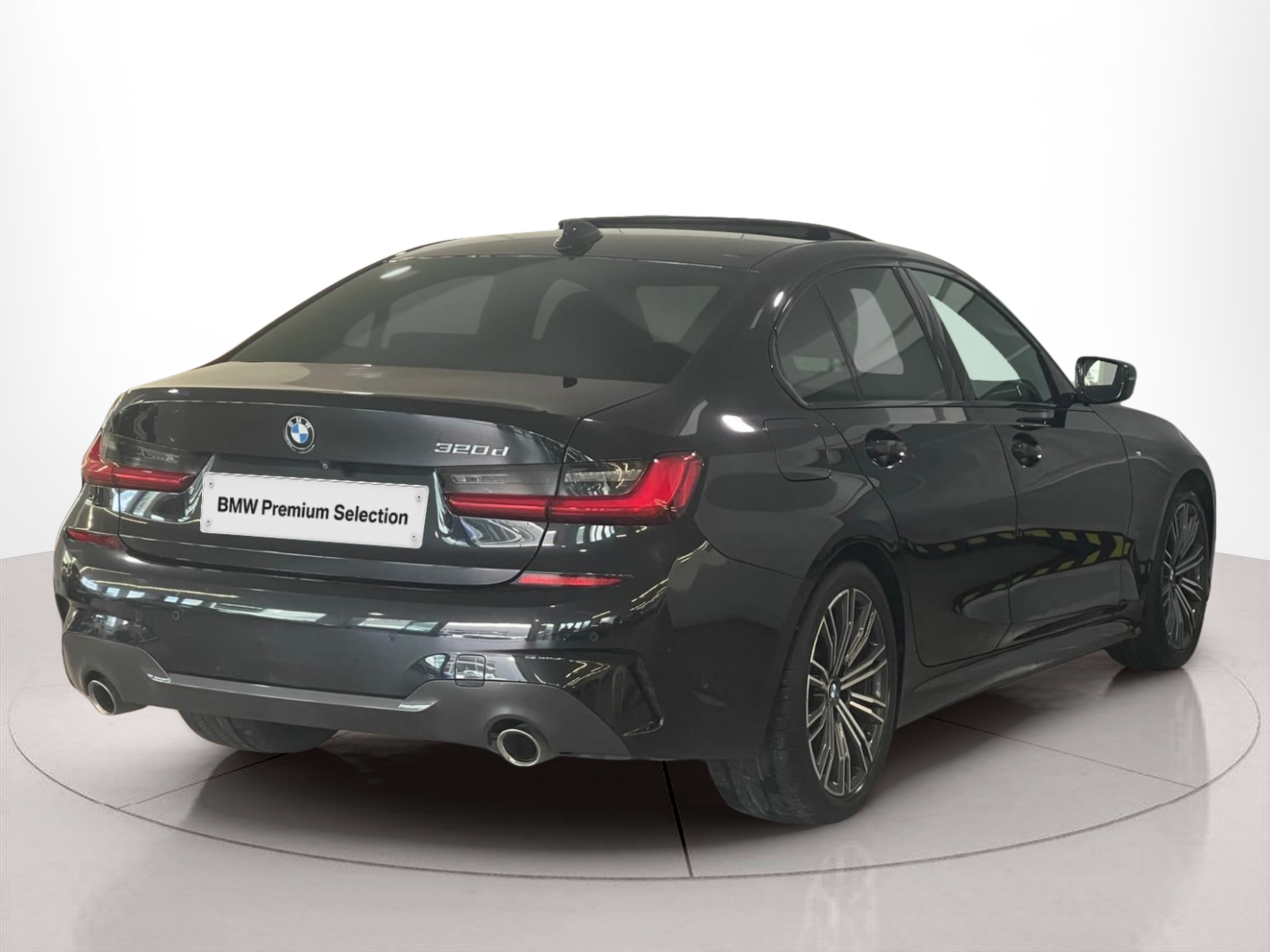 BMW Série 3 320d Berlina color Negro. Año 2019. 140KW(190CV). Diesel. En concesionario Santogal Carnaxide de Oeiras