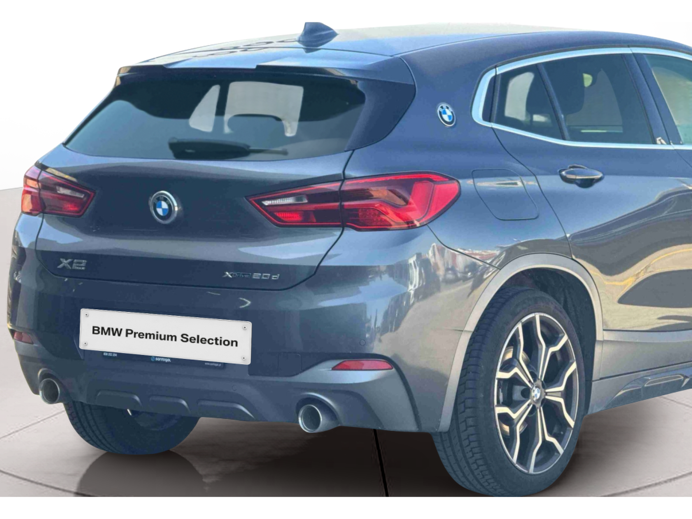 BMW X2 xDrive20d color Gris. Año 2018. 140KW(190CV). Diesel. En concesionario Santogal Praça de Espanha - Lisboa de Lisboa