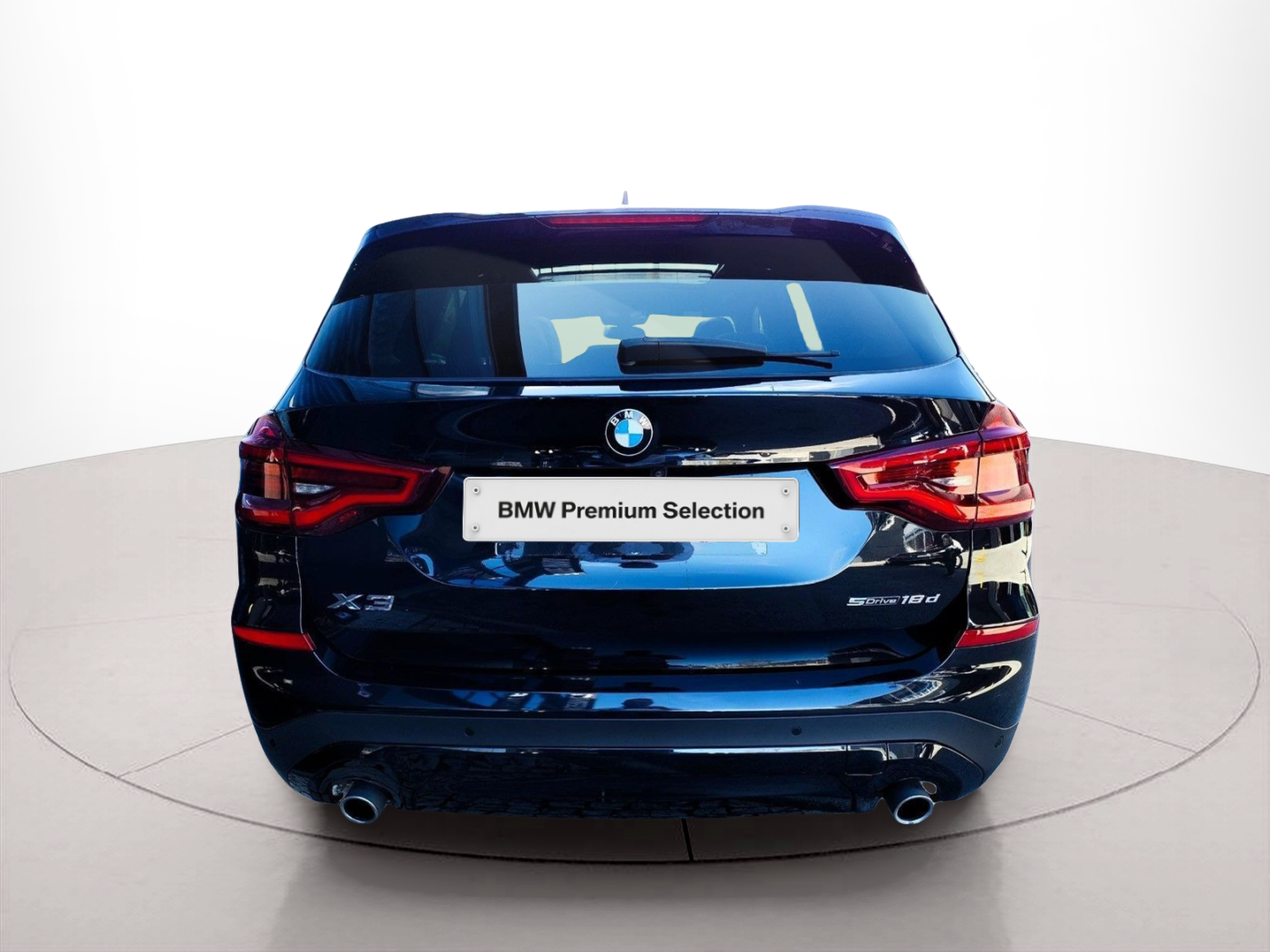 BMW X3 sDrive18d color Negro. Año 2019. 110KW(150CV). Diesel. En concesionario Santogal Oeiras de Oeiras