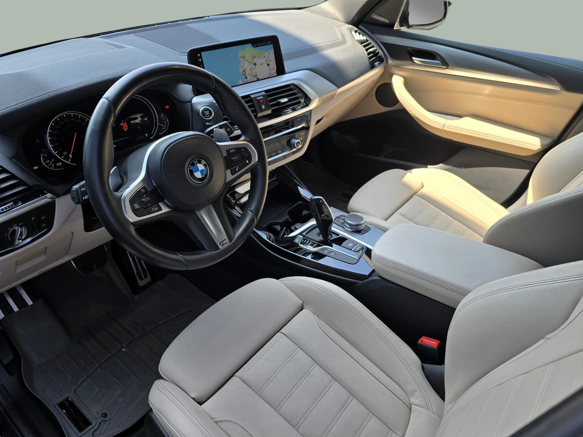 BMW X3 xDrive30d color Azul. Año 2018. 195KW(265CV). Diesel. En concesionario Santogal Oeiras de Oeiras