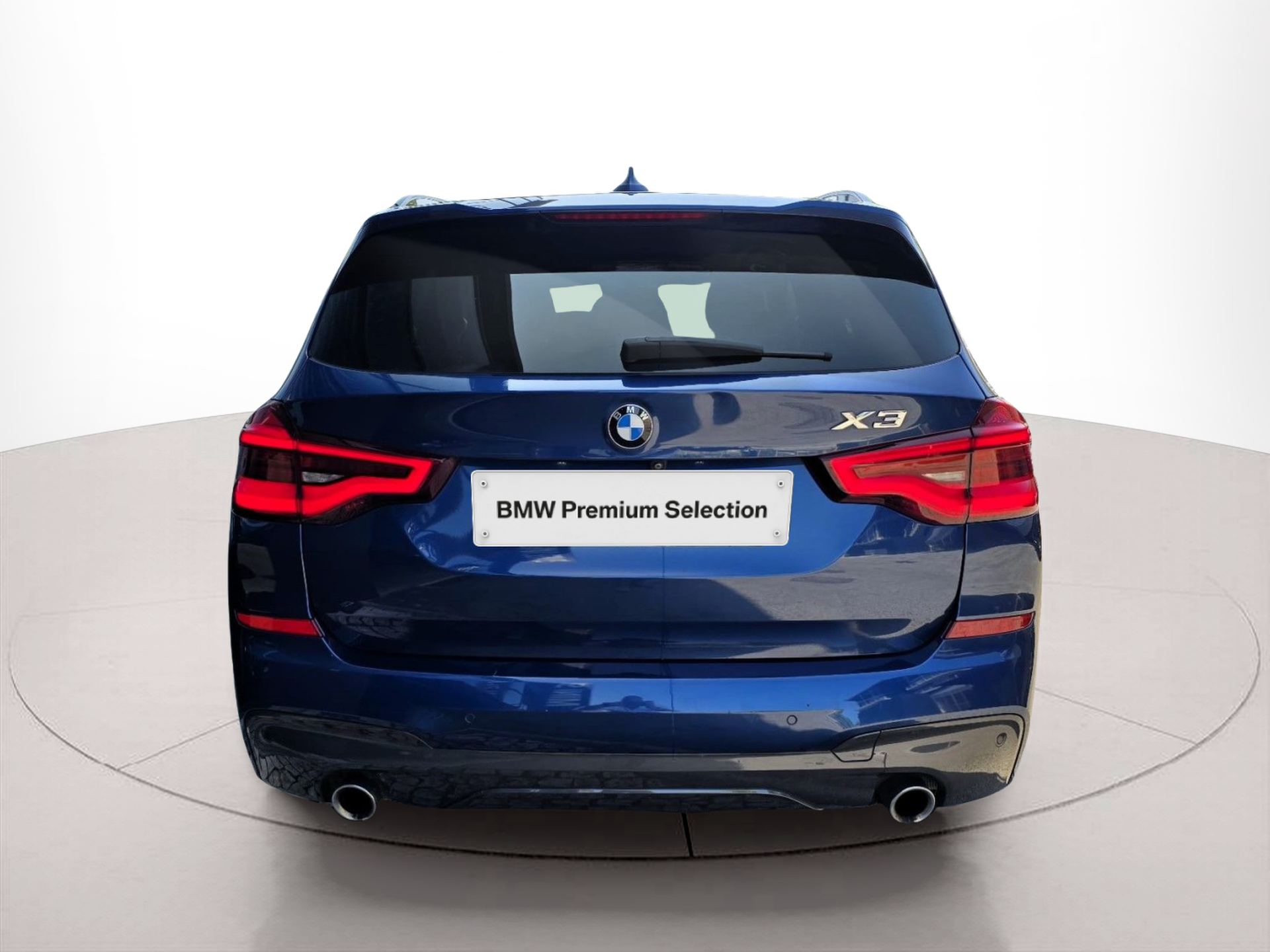BMW X3 xDrive30d color Azul. Año 2018. 195KW(265CV). Diesel. En concesionario Santogal Oeiras de Oeiras