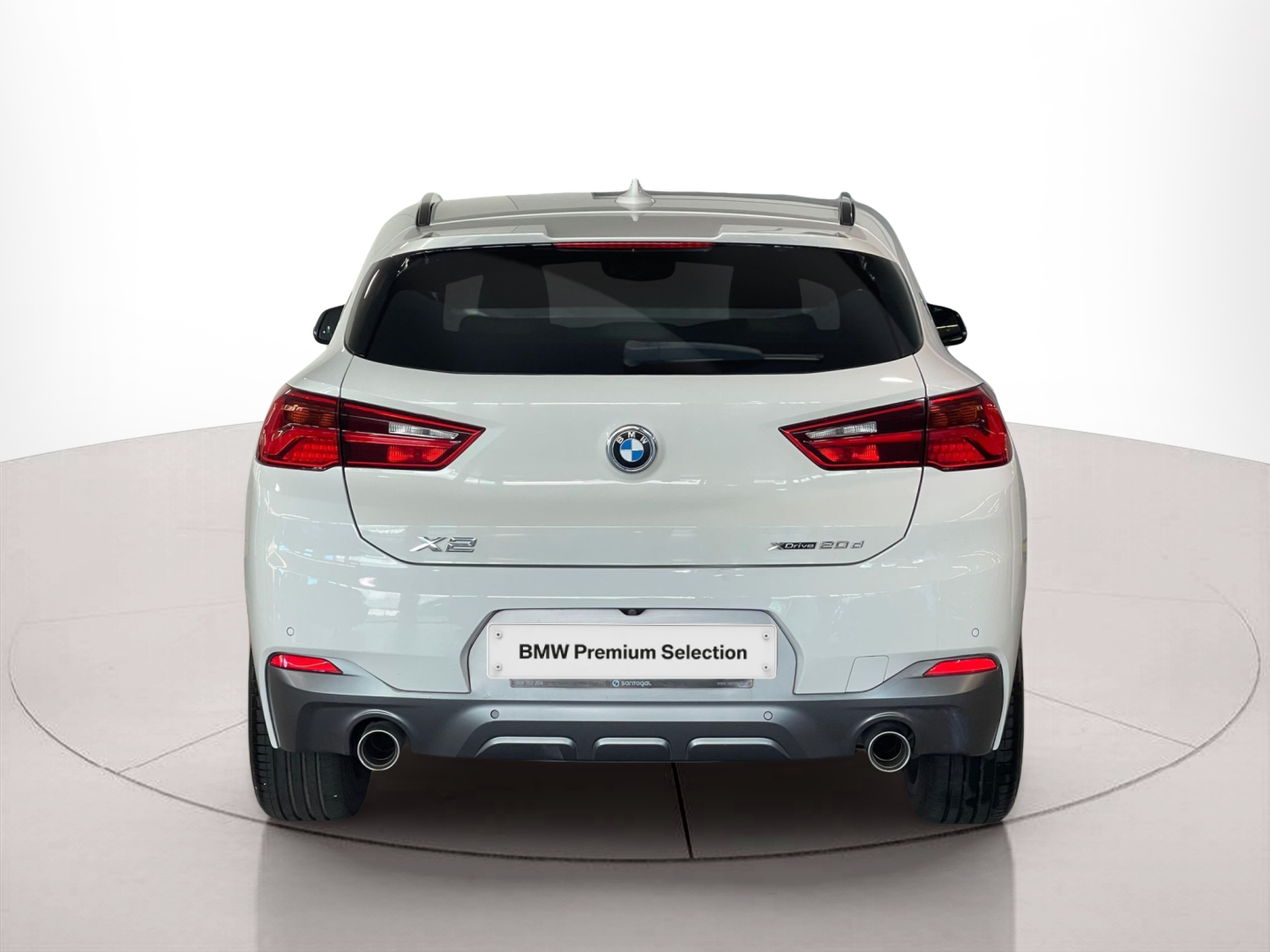 BMW X2 xDrive20d color Blanco. Año 2019. 140KW(190CV). Diesel. En concesionario Santogal Carnaxide de Oeiras