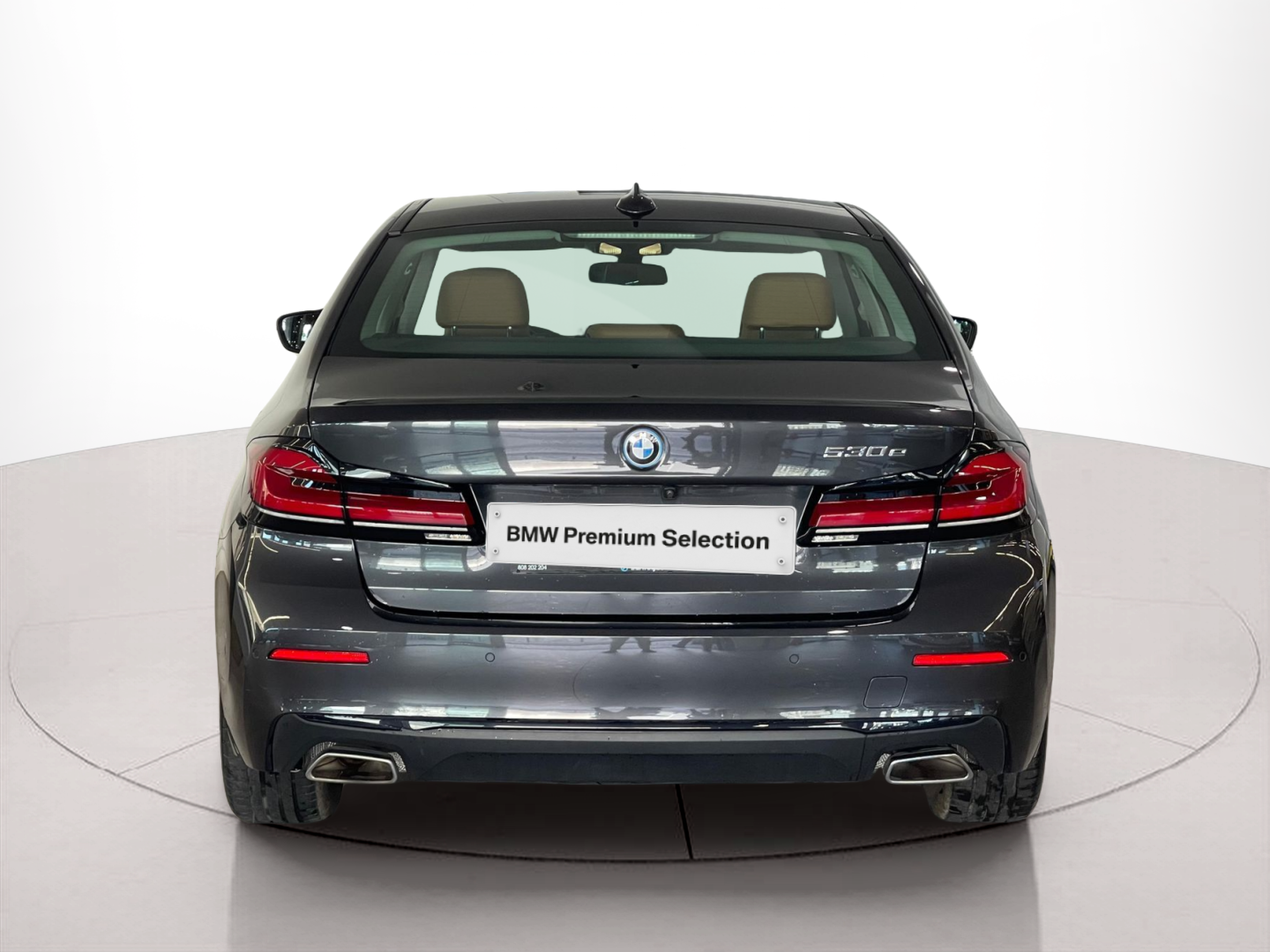 BMW Série 5 530e Berlina color Gris. Año 2022. 215KW(292CV). Gasolina. En concesionario Santogal Carnaxide de Oeiras