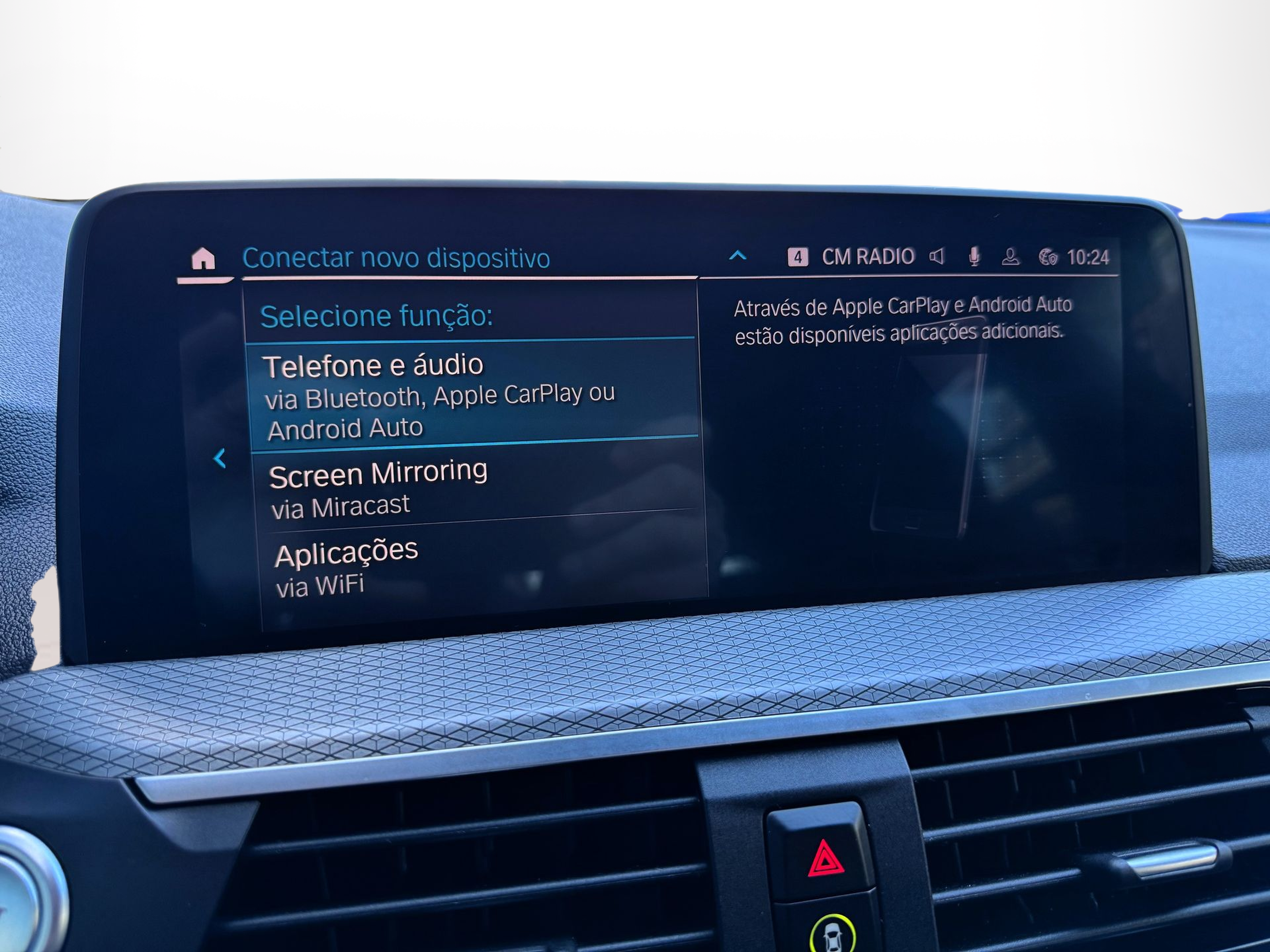 BMW X3 xDrive30e color Gris. Año 2020. 215KW(292CV). Elétrico / Gasolina Híbrido. En concesionario Santogal Oeiras de Oeiras