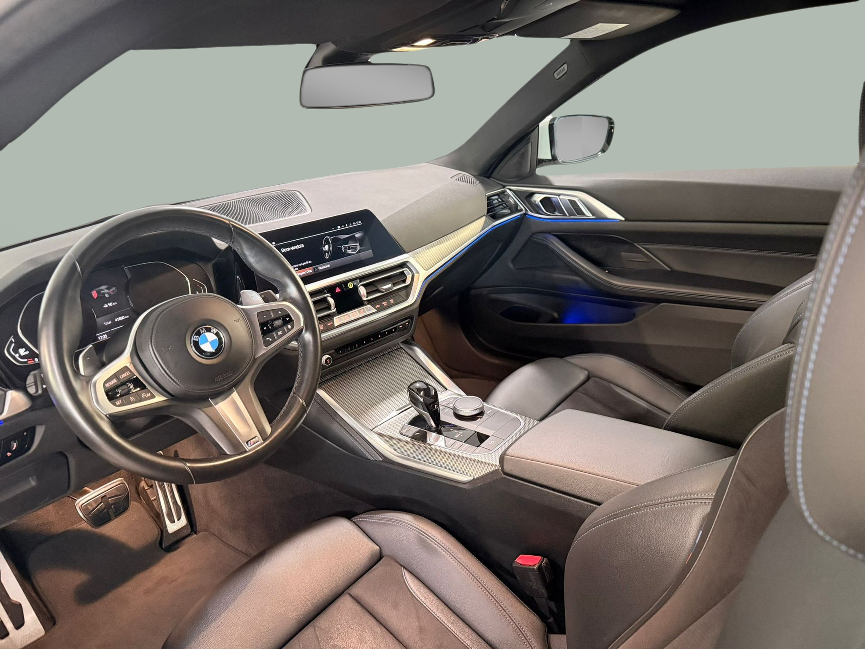 BMW Série 4 420d Coupe color Blanco. Año 2021. 140KW(190CV). Diesel. En concesionario Santogal Carnaxide de Oeiras