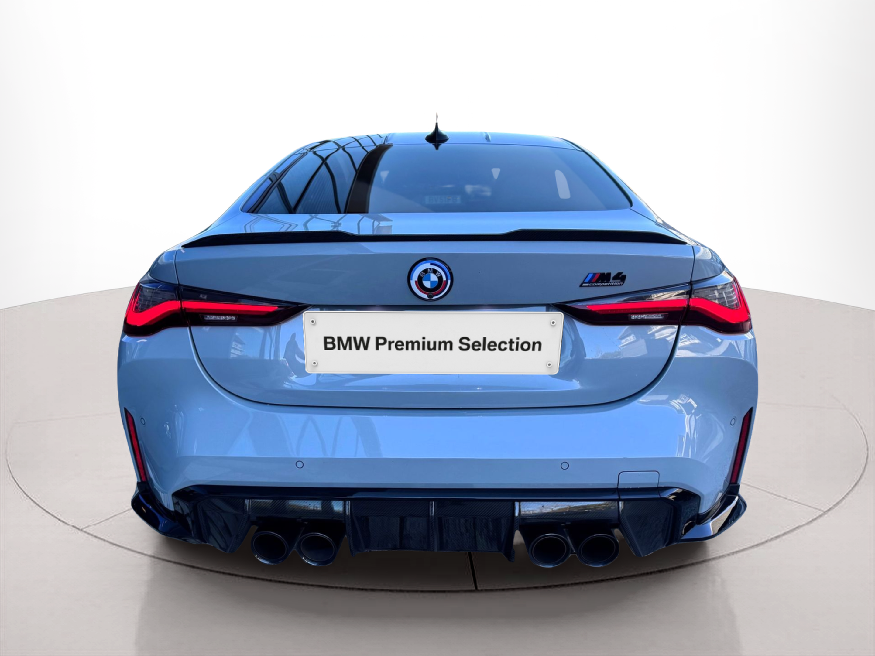 BMW M M4 Competition Coupé color Gris. Año 2022. 375KW(510CV). Gasolina. En concesionario Santogal Oeiras de Oeiras