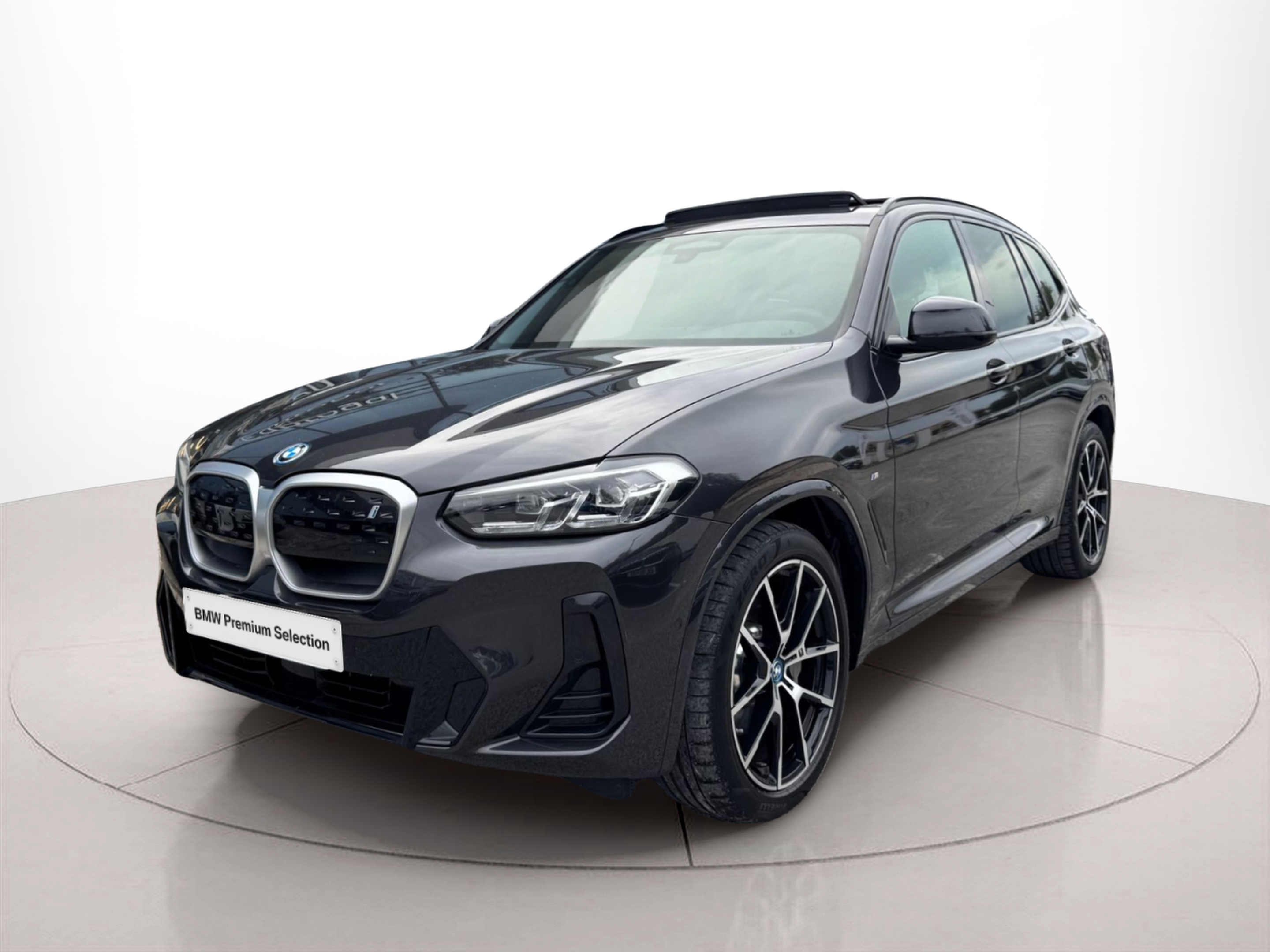 Fotos de BMW iX3 iX3 80 kWh color Gris. Año 2023. 210KW(286CV). Elétrico. En concesionario Santogal Oeiras de Oeiras