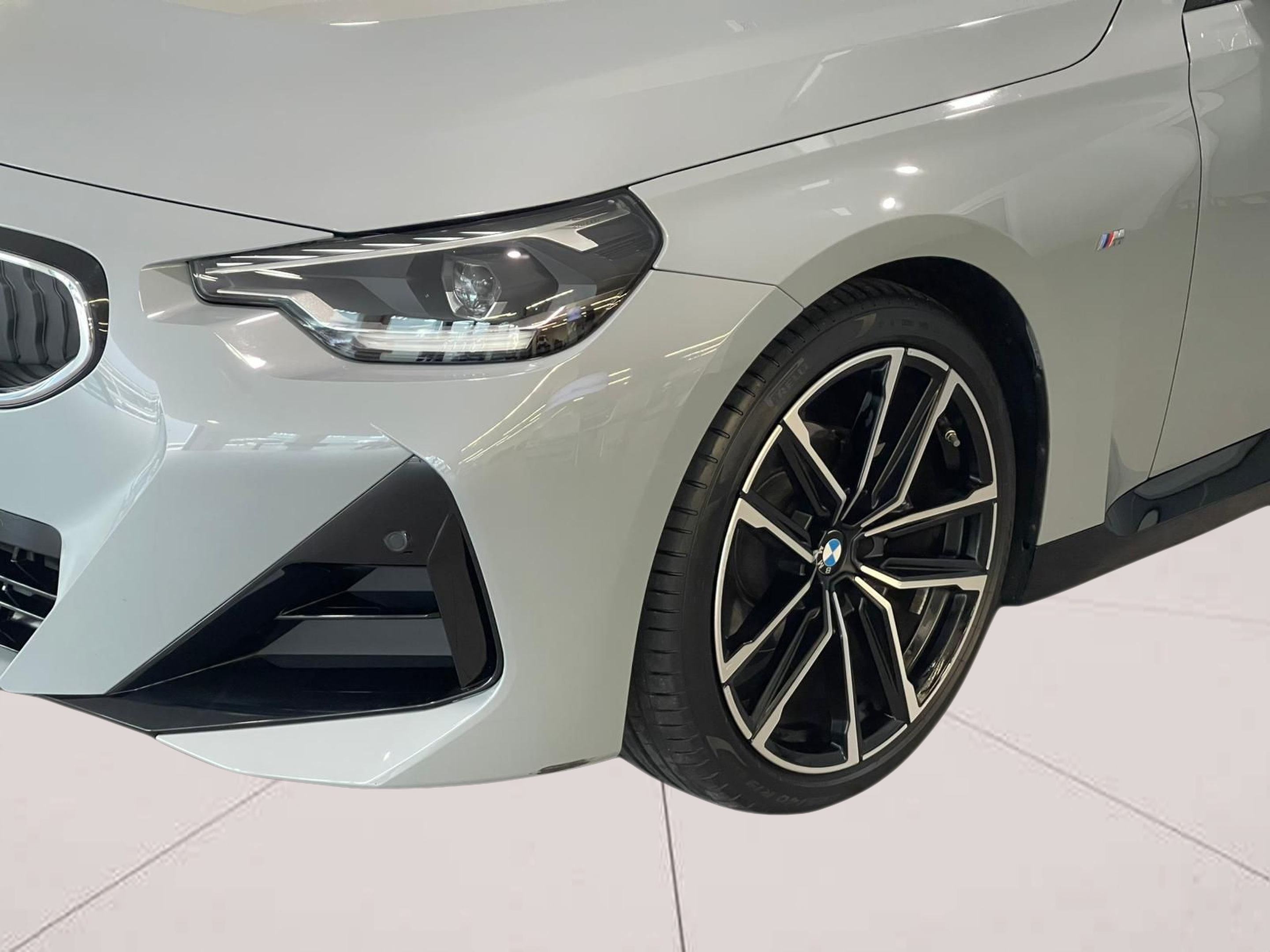 BMW Série 2 218i Coupé color Gris. Año 2024. 115KW(156CV). Gasolina. En concesionario Santogal Carnaxide de Oeiras