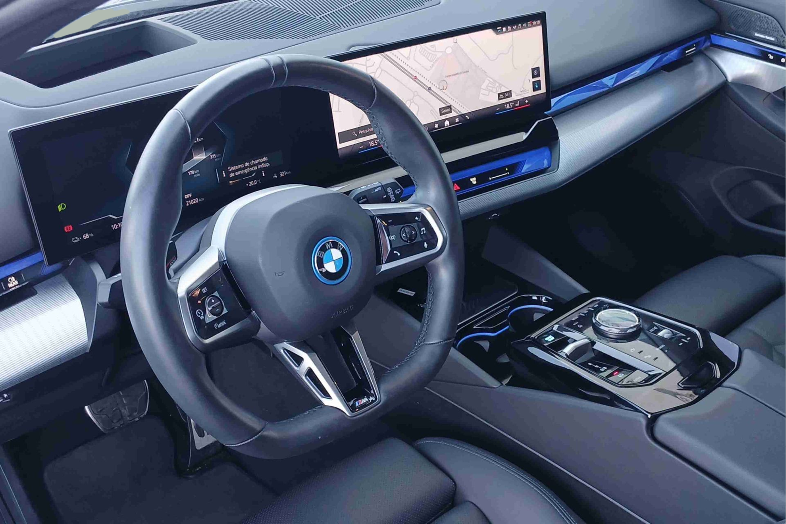 BMW i5 eDrive40 color Verde. Año 2024. 250KW(340CV). Elétrico. En concesionario Santogal Seixal de Seixal