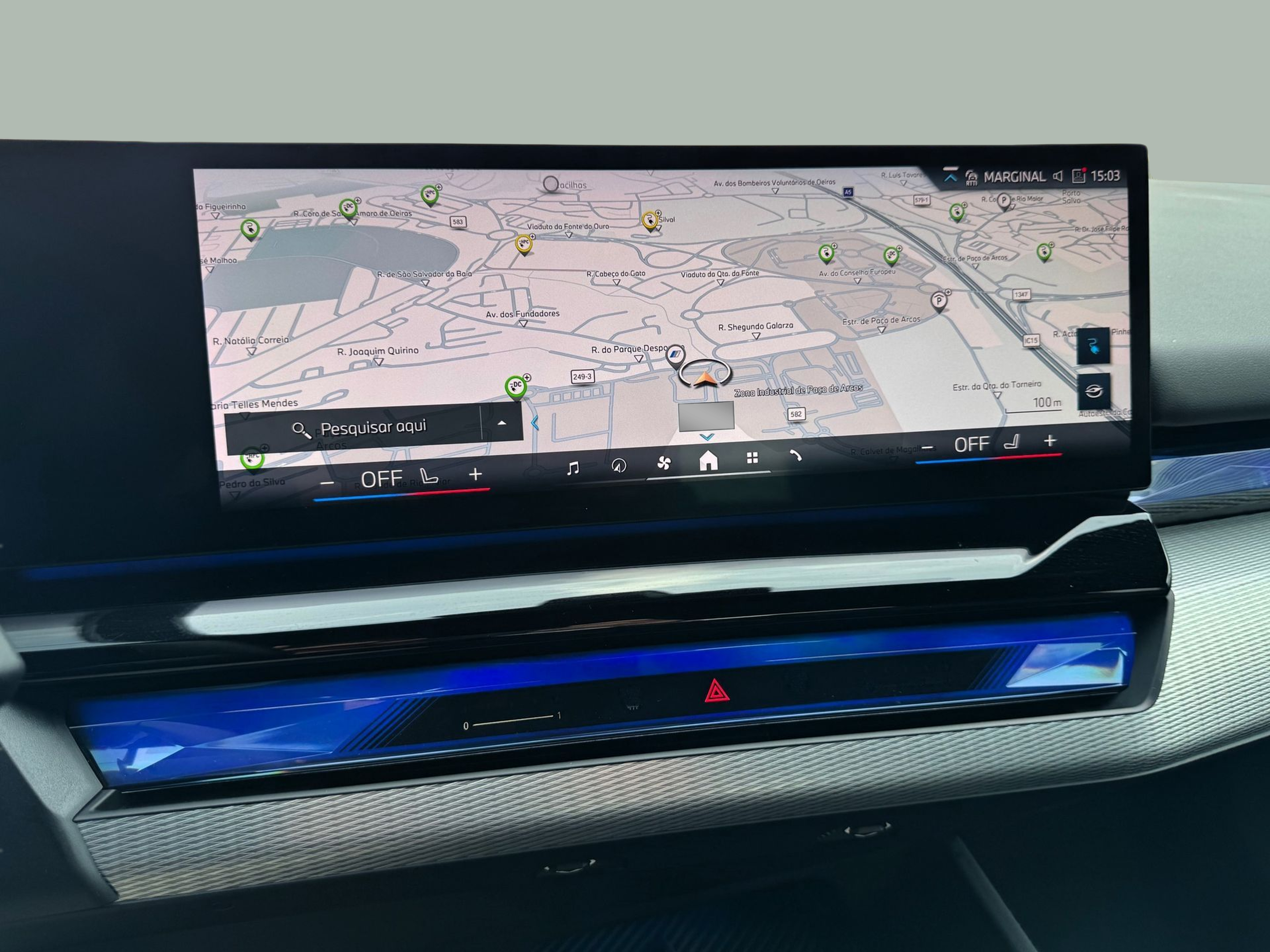 BMW i5 eDrive40 color Gris. Año 2024. 250KW(340CV). Elétrico. En concesionario Santogal Oeiras de Oeiras