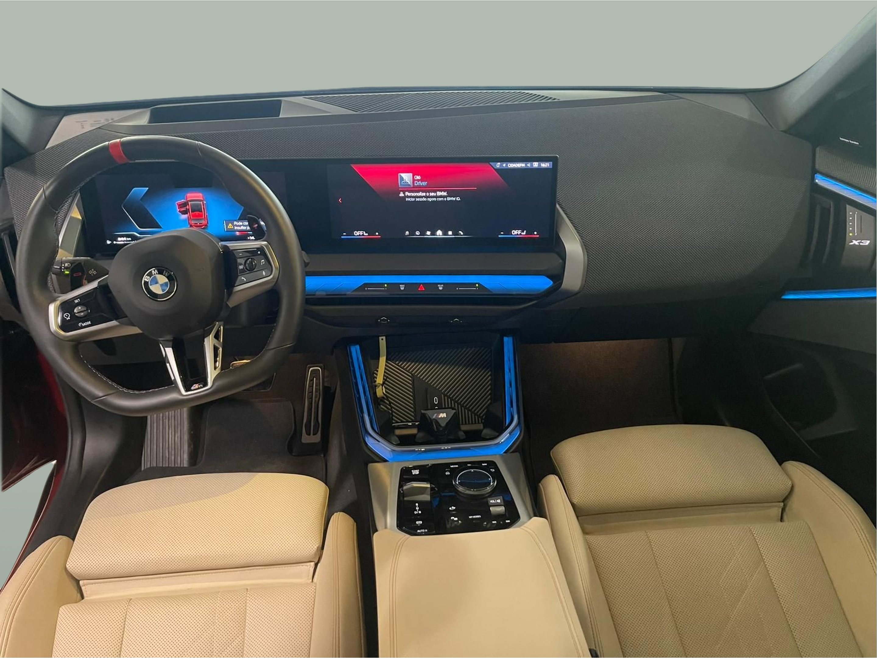 BMW X3 M50 color Rojo. Año 2024. 293KW(398CV). Gasolina. En concesionario Santogal Carnaxide de Oeiras