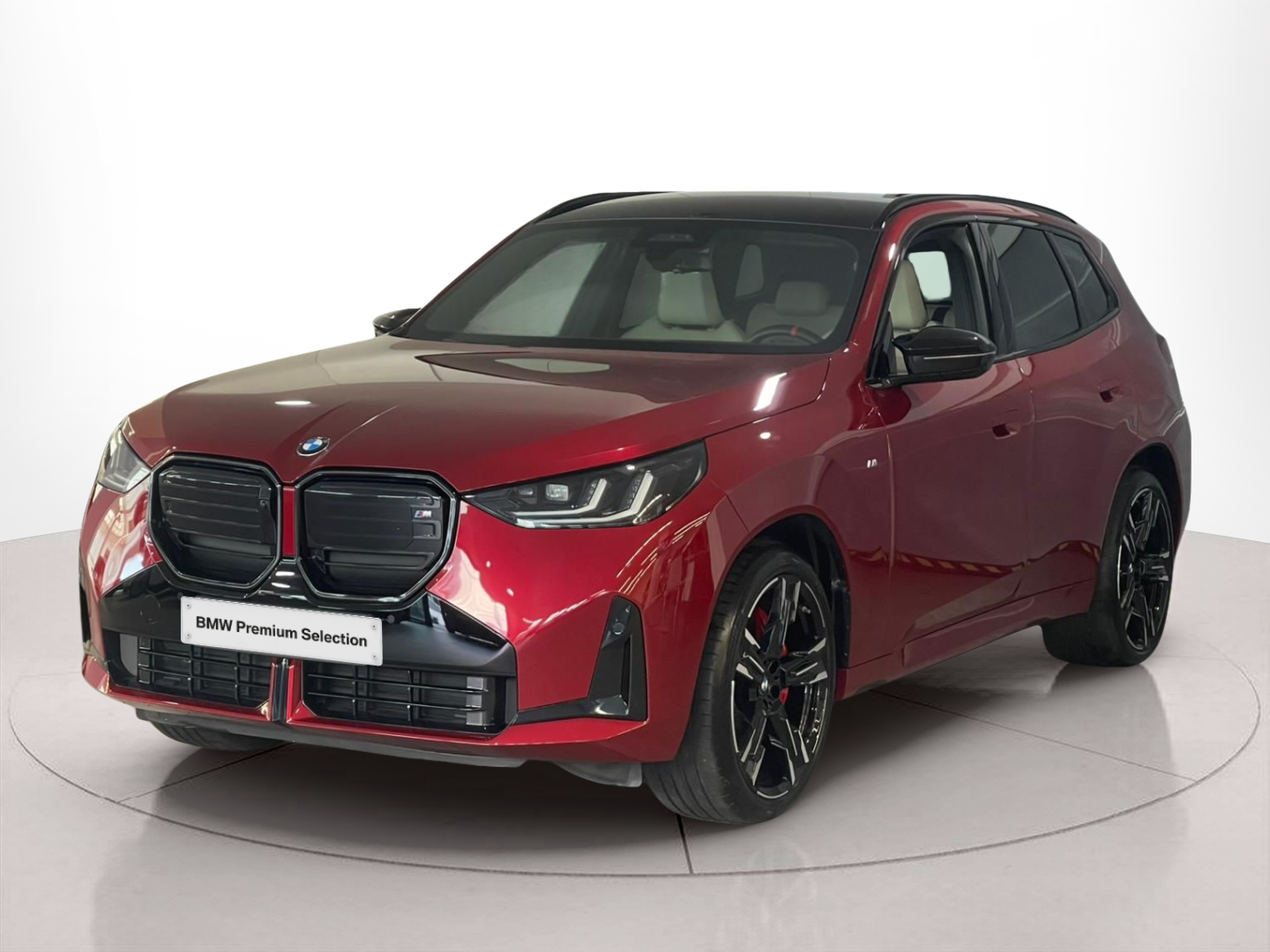 Fotos de BMW X3 M50 color Rojo. Año 2024. 293KW(398CV). Gasolina. En concesionario Santogal Carnaxide de Oeiras