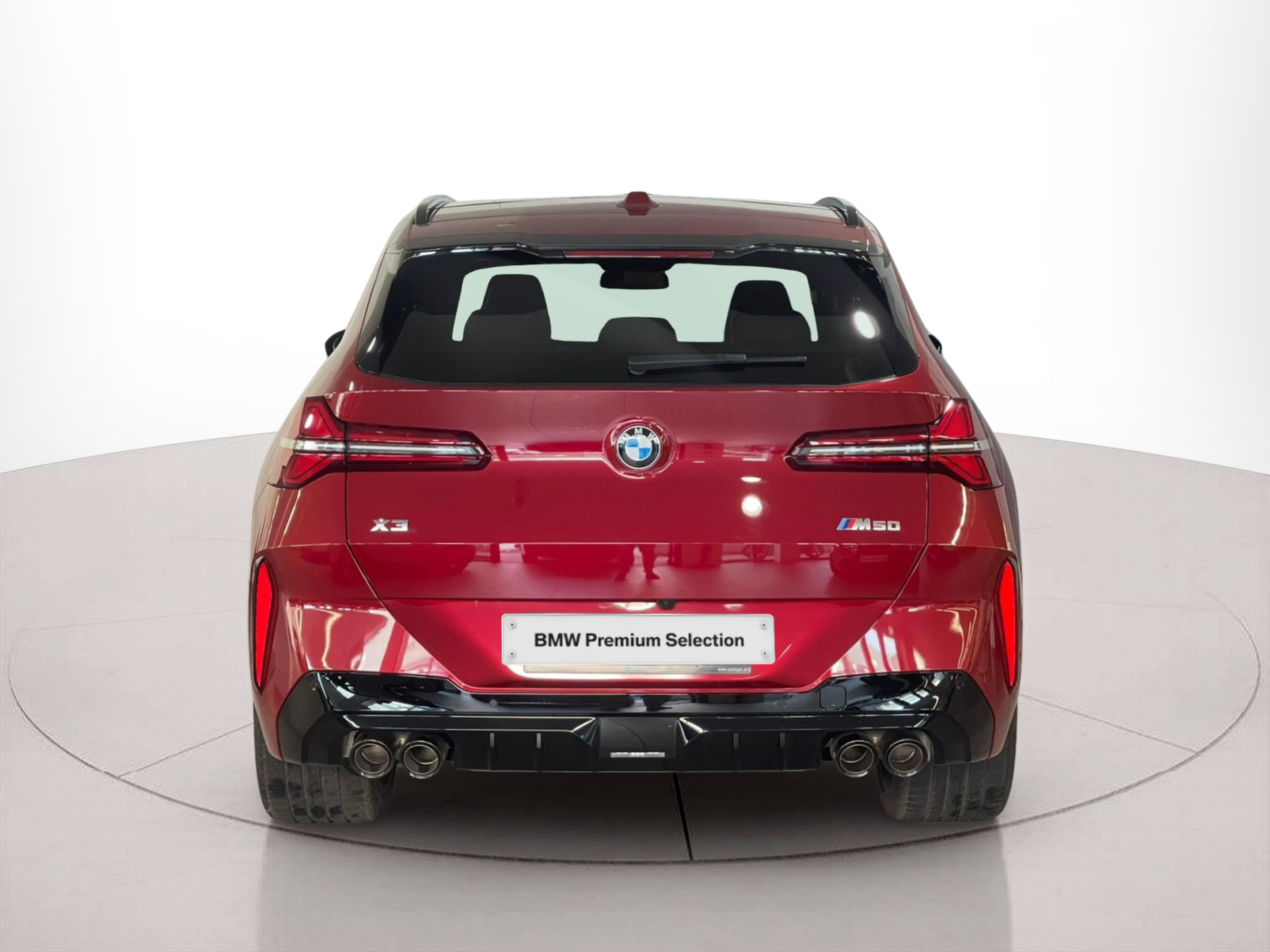 BMW X3 M50 color Rojo. Año 2024. 293KW(398CV). Gasolina. En concesionario Santogal Carnaxide de Oeiras