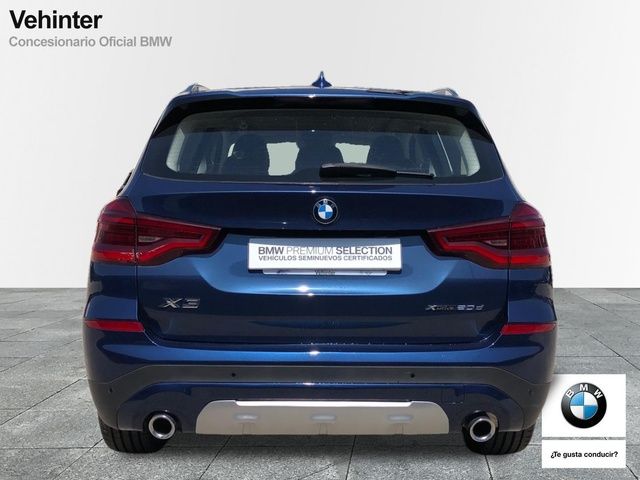 BMW X3 xDrive20d color Azul. Año 2021. 140KW(190CV). Diésel. En concesionario Vehinter Getafe de Madrid