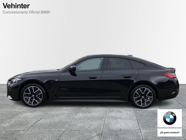 BMW Serie 4 420d Gran Coupe color Negro. Año 2025. 140KW(190CV). Diésel. En concesionario Vehinter Getafe de Madrid