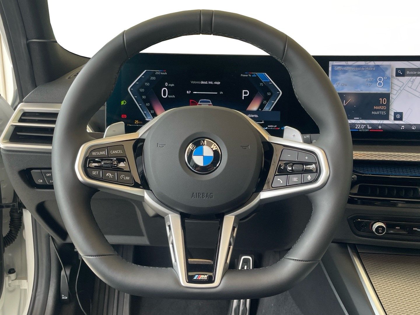 BMW Serie 3 320d Touring color Blanco. Año 2025. 140KW(190CV). Diésel. En concesionario Vehinter Getafe de Madrid