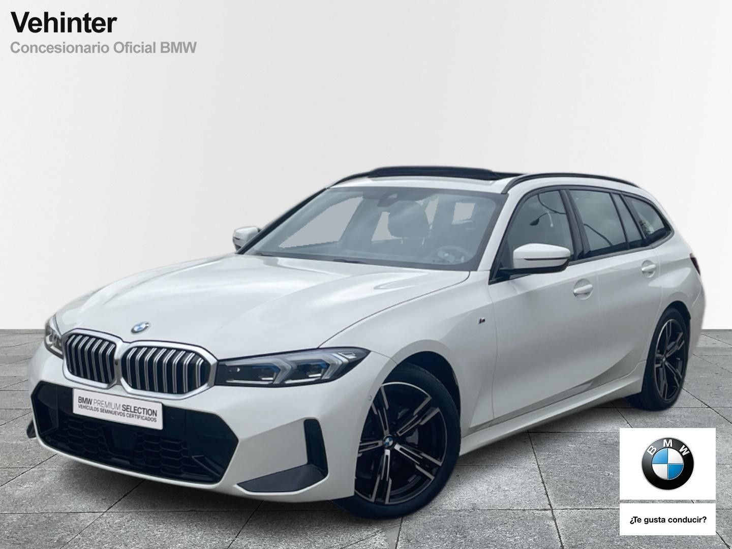 BMW Serie 3 320d Touring color Blanco. Año 2025. 140KW(190CV). Diésel. En concesionario Vehinter Getafe de Madrid