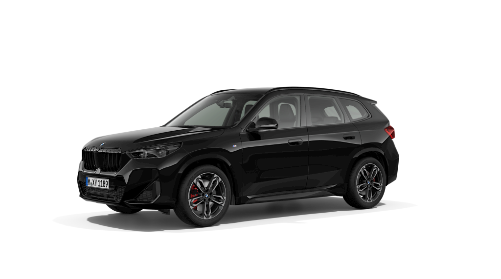 BMW X1 sDrive20d color Negro. Año 2025. 120KW(163CV). Diésel. En concesionario Vehinter Getafe de Madrid
