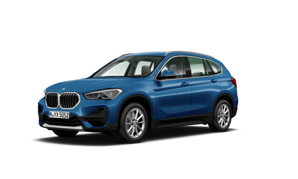 Fotos de BMW X1 sDrive18i color Azul. Año 2022. 103KW(140CV). Gasolina. En concesionario Vehinter Alcorcón de Madrid
