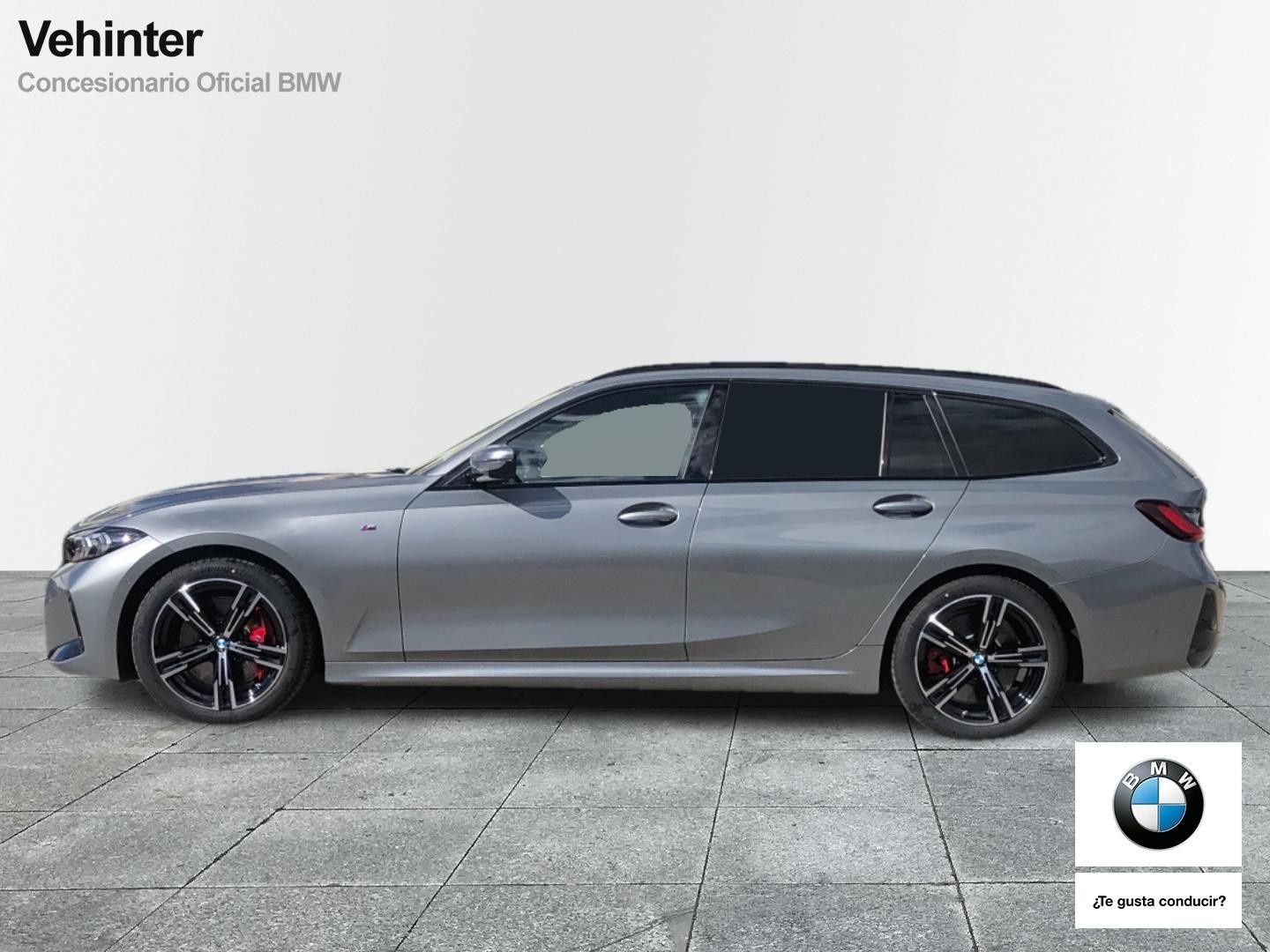 BMW Serie 3 318d Touring color Gris. Año 2025. 110KW(150CV). Diésel. En concesionario Vehinter Getafe de Madrid