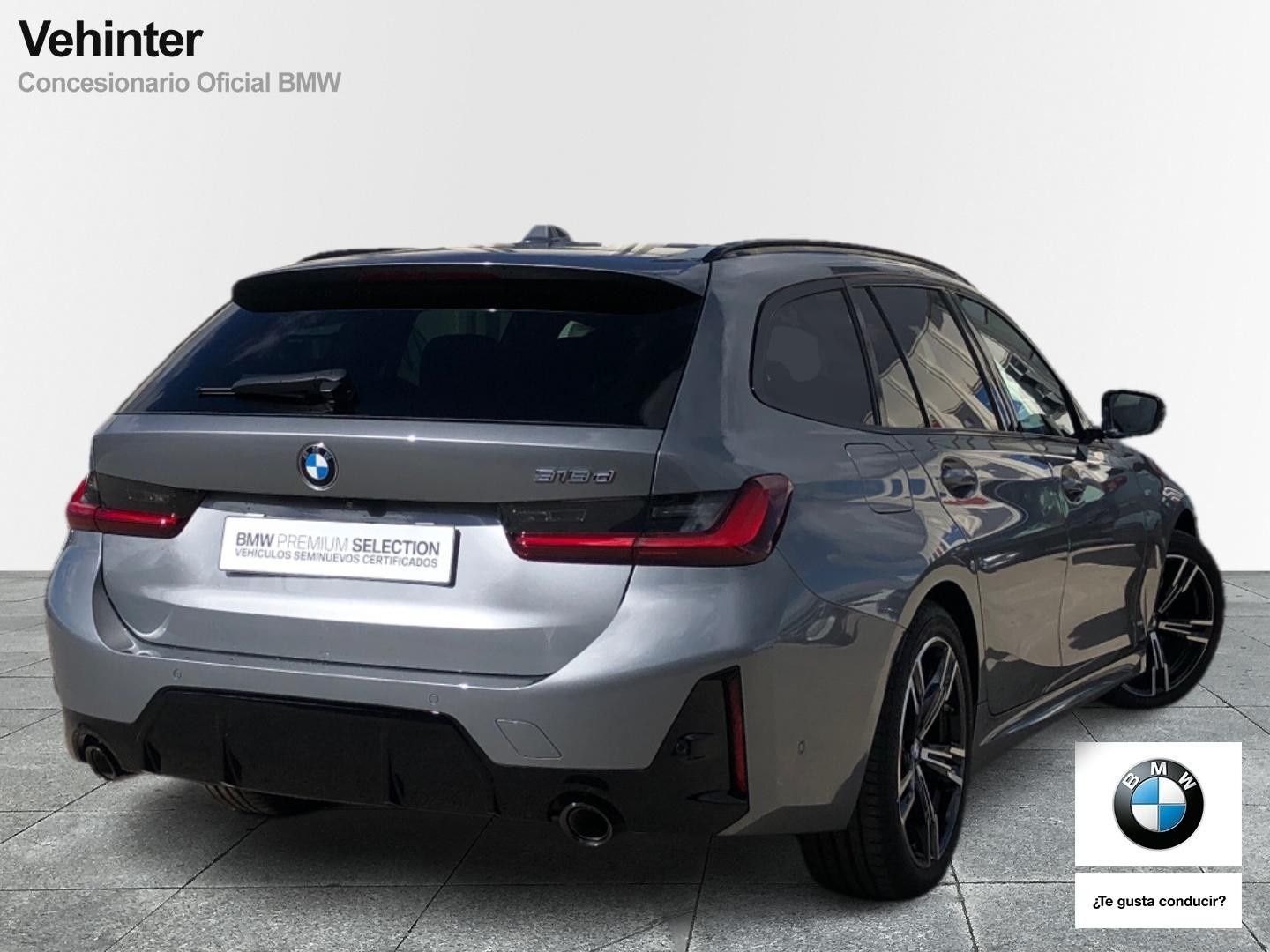 BMW Serie 3 318d Touring color Gris. Año 2025. 110KW(150CV). Diésel. En concesionario Vehinter Getafe de Madrid