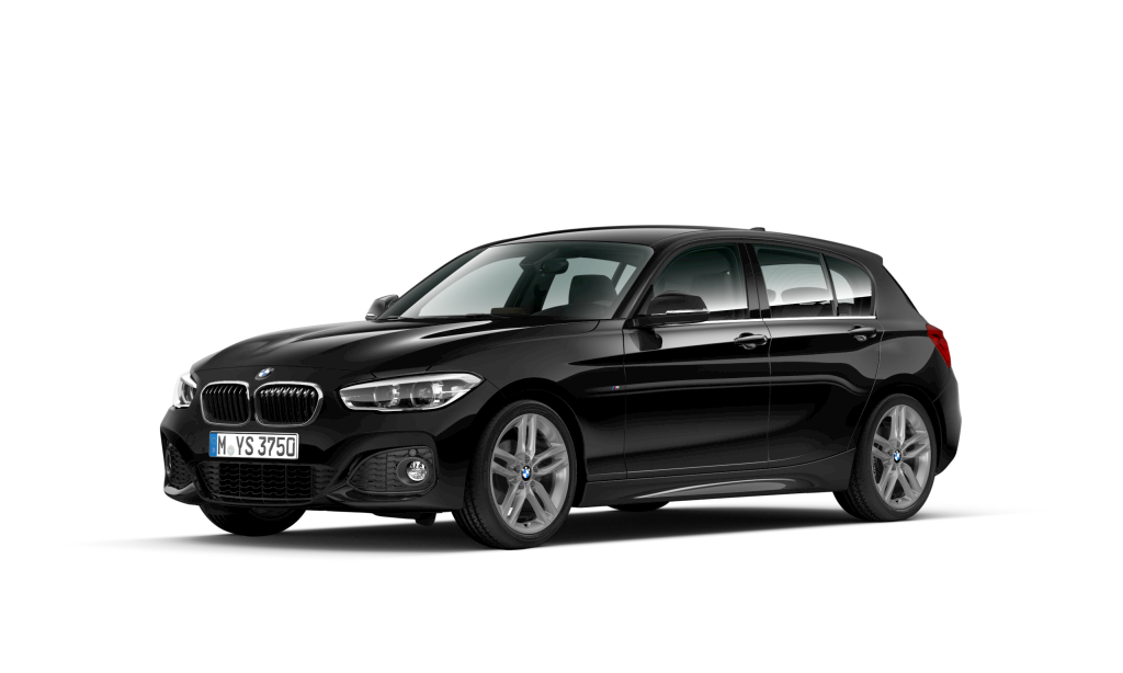 BMW Serie 1 116d color Negro. Año 2018. 85KW(116CV). Diésel. En concesionario Vehinter Alcorcón de Madrid