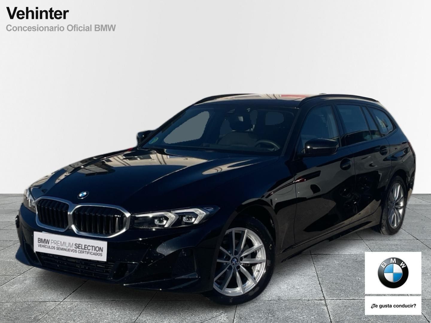 Fotos de BMW Serie 3 320d Touring color Negro. Año 2025. 140KW(190CV). Diésel. En concesionario Vehinter Getafe de Madrid