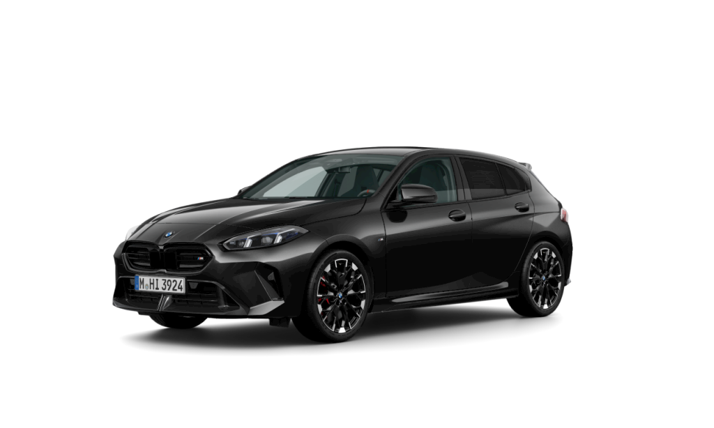 Fotos de BMW Serie 1 M135i color Negro. Año 2025. 221KW(300CV). Gasolina. En concesionario Momentum S.A. de Madrid