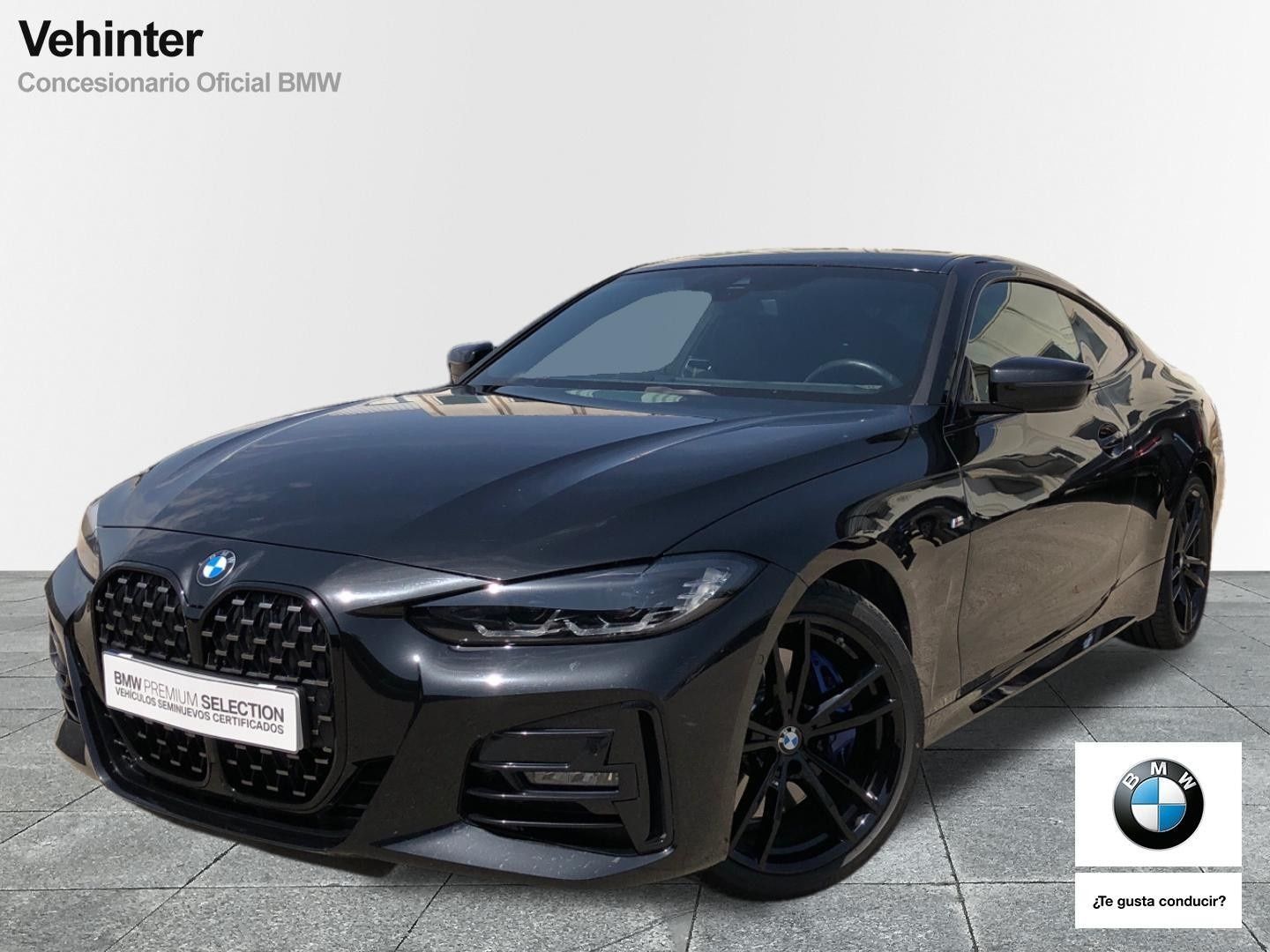 Fotos de BMW Serie 4 420d Coupe color Negro. Año 2023. 140KW(190CV). Diésel. En concesionario Vehinter Getafe de Madrid