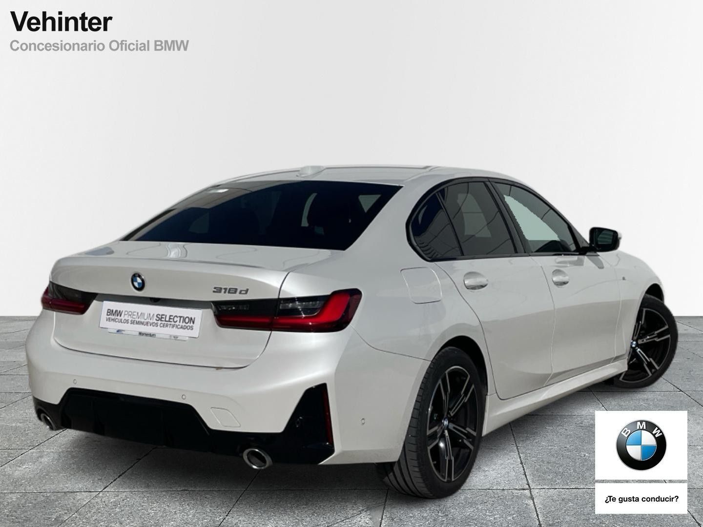 BMW Serie 3 318d color Blanco. Año 2025. 110KW(150CV). Diésel. En concesionario Momentum S.A. de Madrid