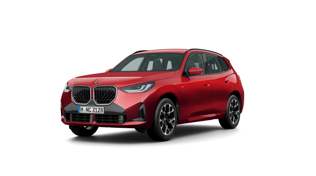 BMW X3 xDrive20i color Rojo. Año 2026. 153KW(208CV). Gasolina. En concesionario Vehinter Getafe de Madrid