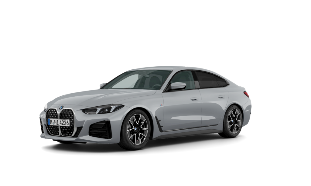 BMW Serie 4 420d Gran Coupe color Gris. Año 2025. 140KW(190CV). Diésel. En concesionario Vehinter Getafe de Madrid