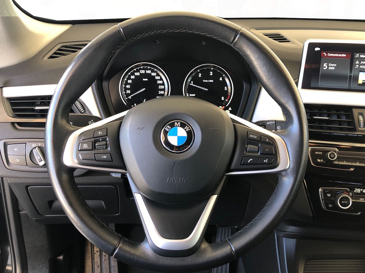 BMW X1 sDrive18d color Negro. Año 2020. 110KW(150CV). Diésel. En concesionario Vehinter Getafe de Madrid