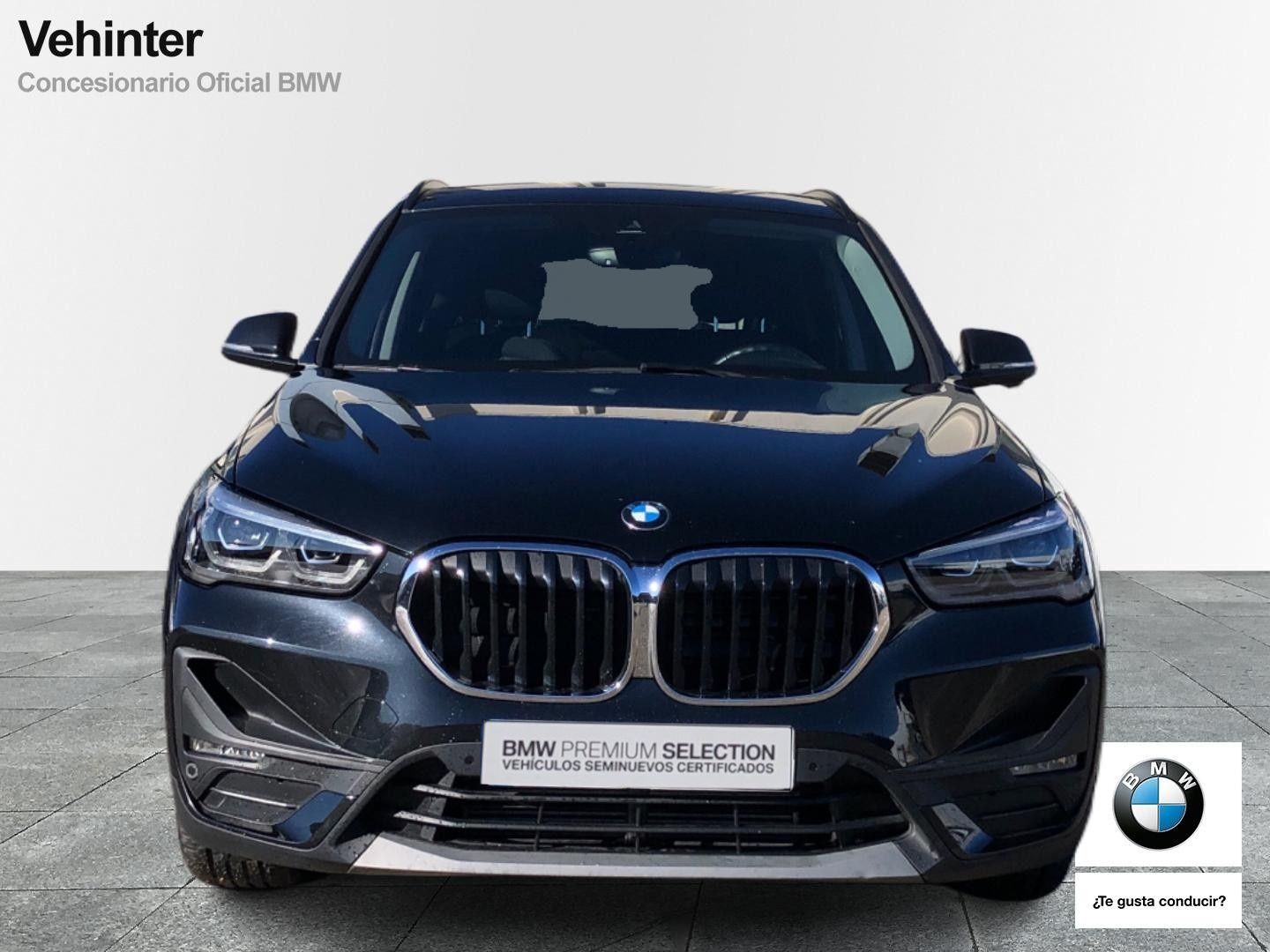 BMW X1 sDrive18d color Negro. Año 2020. 110KW(150CV). Diésel. En concesionario Vehinter Getafe de Madrid