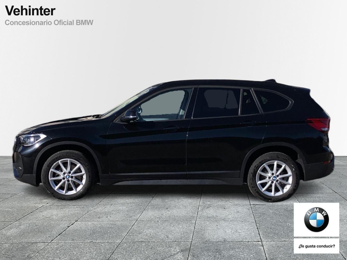 BMW X1 sDrive18d color Negro. Año 2020. 110KW(150CV). Diésel. En concesionario Vehinter Getafe de Madrid