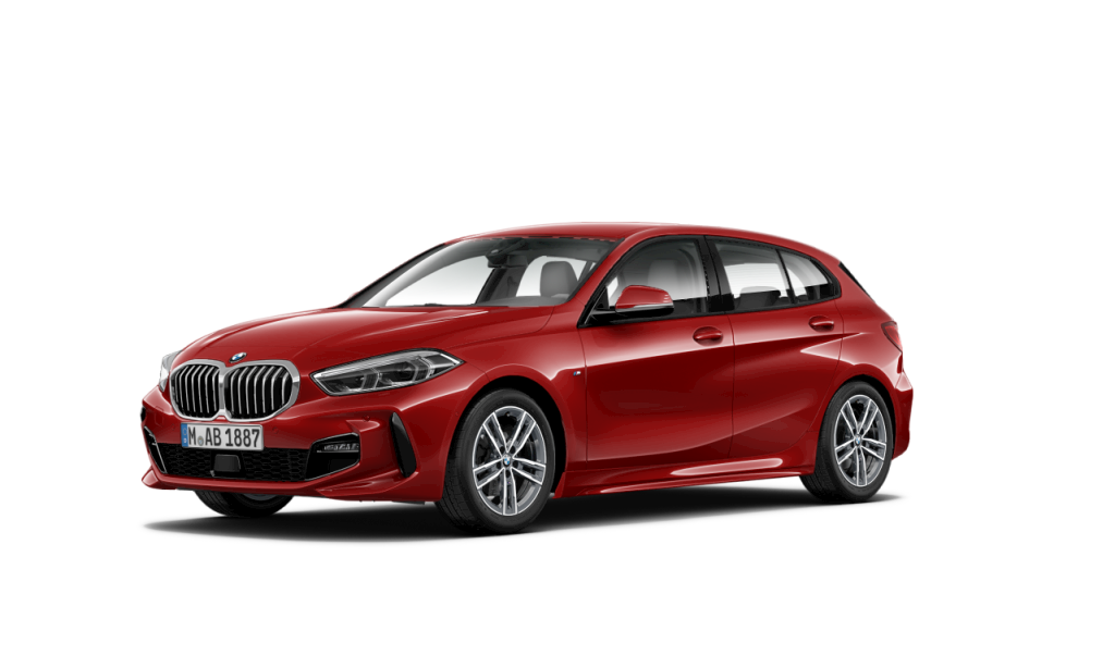 Fotos de BMW Serie 1 118d color Rojo. Año 2022. 110KW(150CV). Diésel. En concesionario Vehinter Alcorcón de Madrid