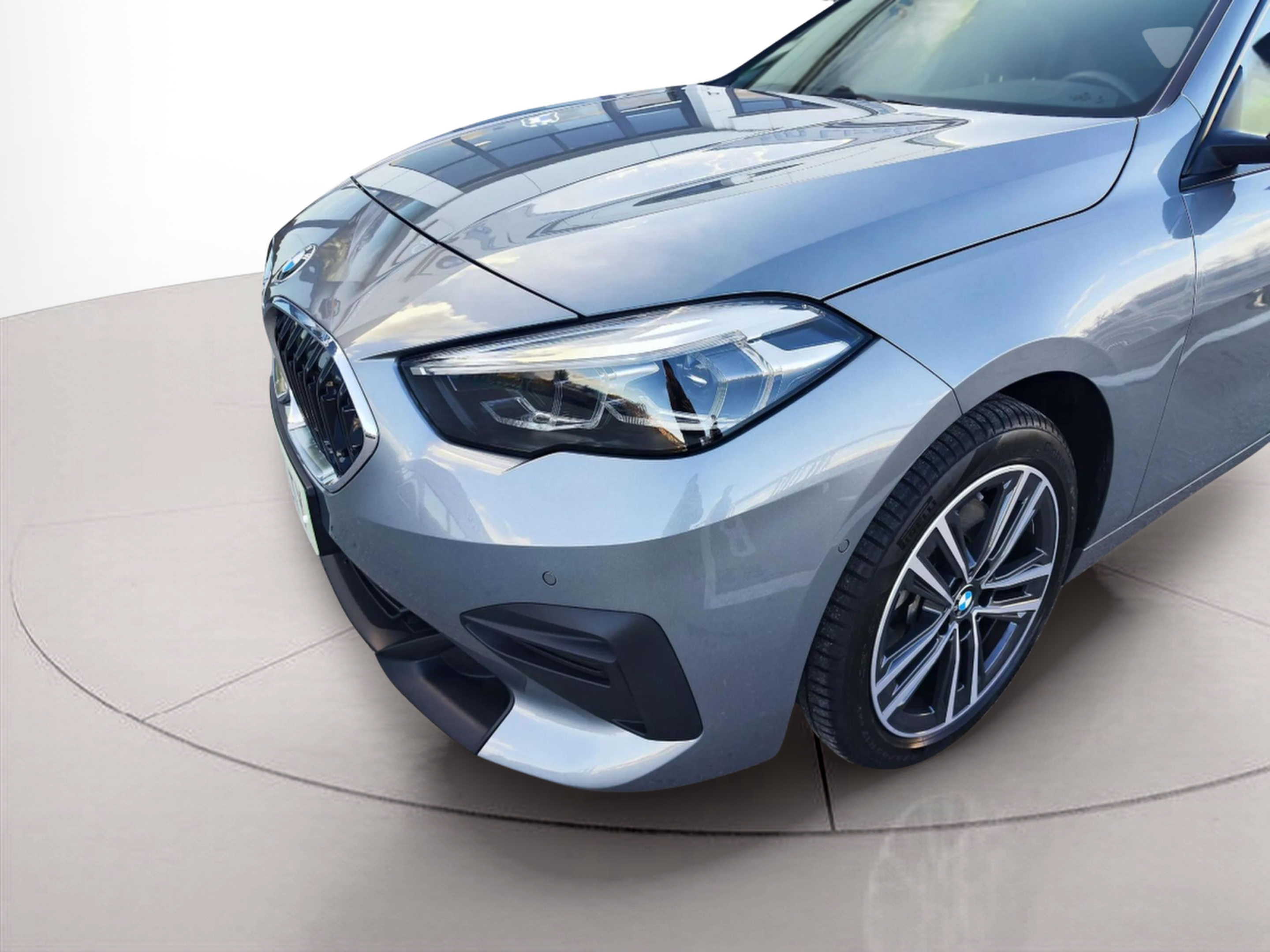 BMW Serie 2 218i Gran Coupe color Gris. Año 2021. 103KW(140CV). Gasolina. En concesionario Lizaga Motor de Teruel