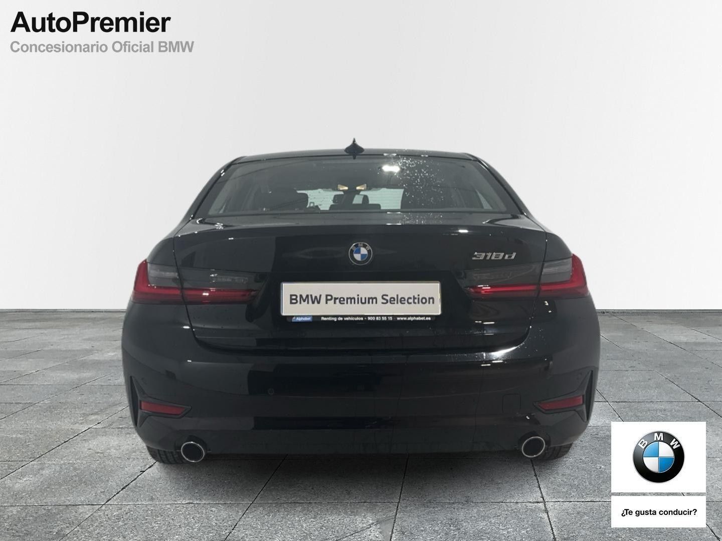 BMW Serie 3 318d color Negro. Año 2022. 110KW(150CV). Diésel. En concesionario Auto Premier, S.A. - MADRID de Madrid