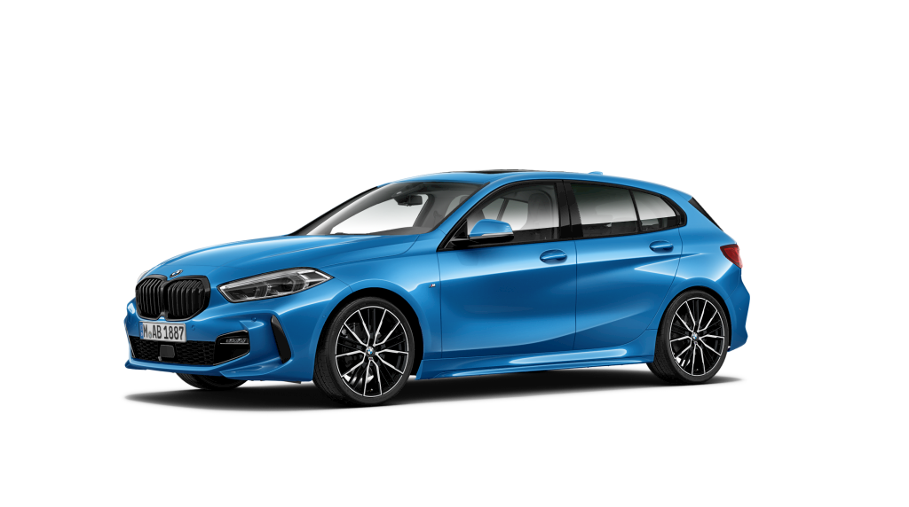 BMW Serie 1 118d color Azul. Año 2021. 110KW(150CV). Diésel. En concesionario Auto Premier, S.A. - MADRID de Madrid