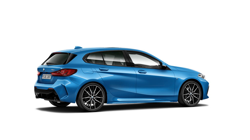 BMW Serie 1 118d color Azul. Año 2021. 110KW(150CV). Diésel. En concesionario Auto Premier, S.A. - MADRID de Madrid