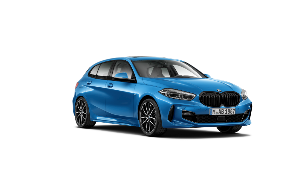 BMW Serie 1 118d color Azul. Año 2021. 110KW(150CV). Diésel. En concesionario Auto Premier, S.A. - MADRID de Madrid