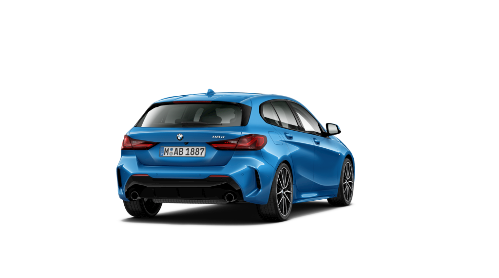 BMW Serie 1 118d color Azul. Año 2021. 110KW(150CV). Diésel. En concesionario Auto Premier, S.A. - MADRID de Madrid