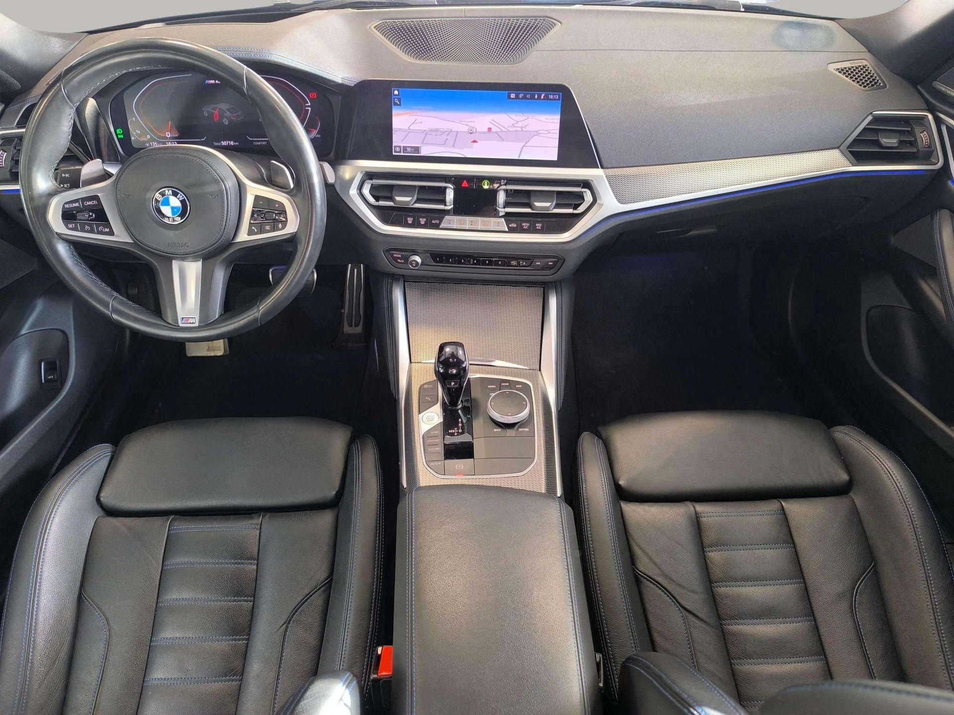 BMW Serie 4 M440i Gran Coupe color Azul. Año 2022. 275KW(374CV). Gasolina. En concesionario Automóviles Oviedo S.A. de Asturias