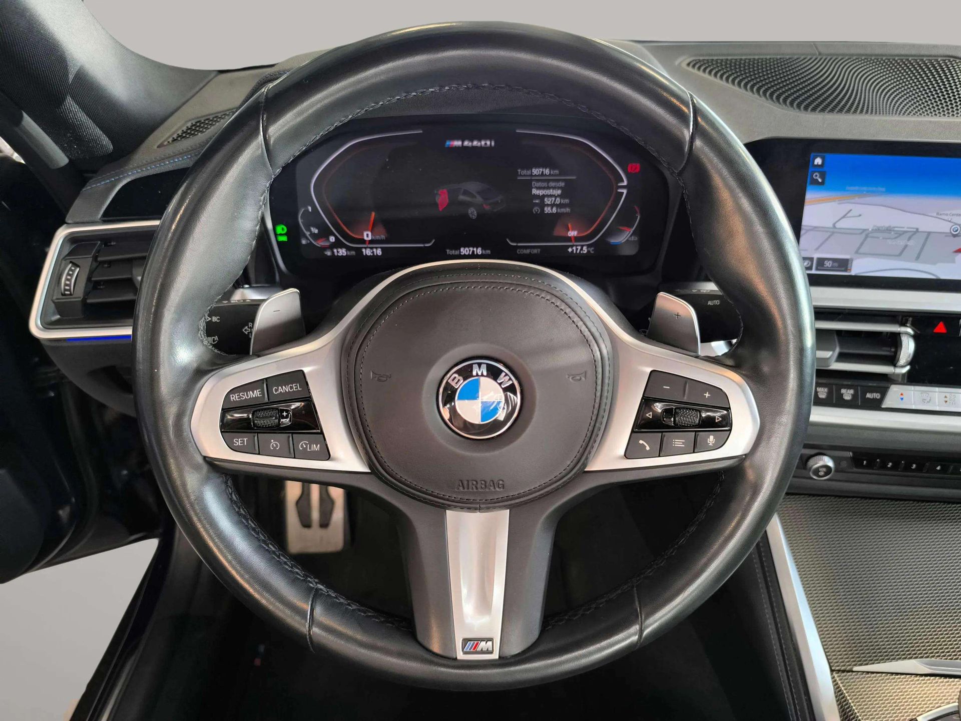 BMW Serie 4 M440i Gran Coupe color Azul. Año 2022. 275KW(374CV). Gasolina. En concesionario Automóviles Oviedo S.A. de Asturias