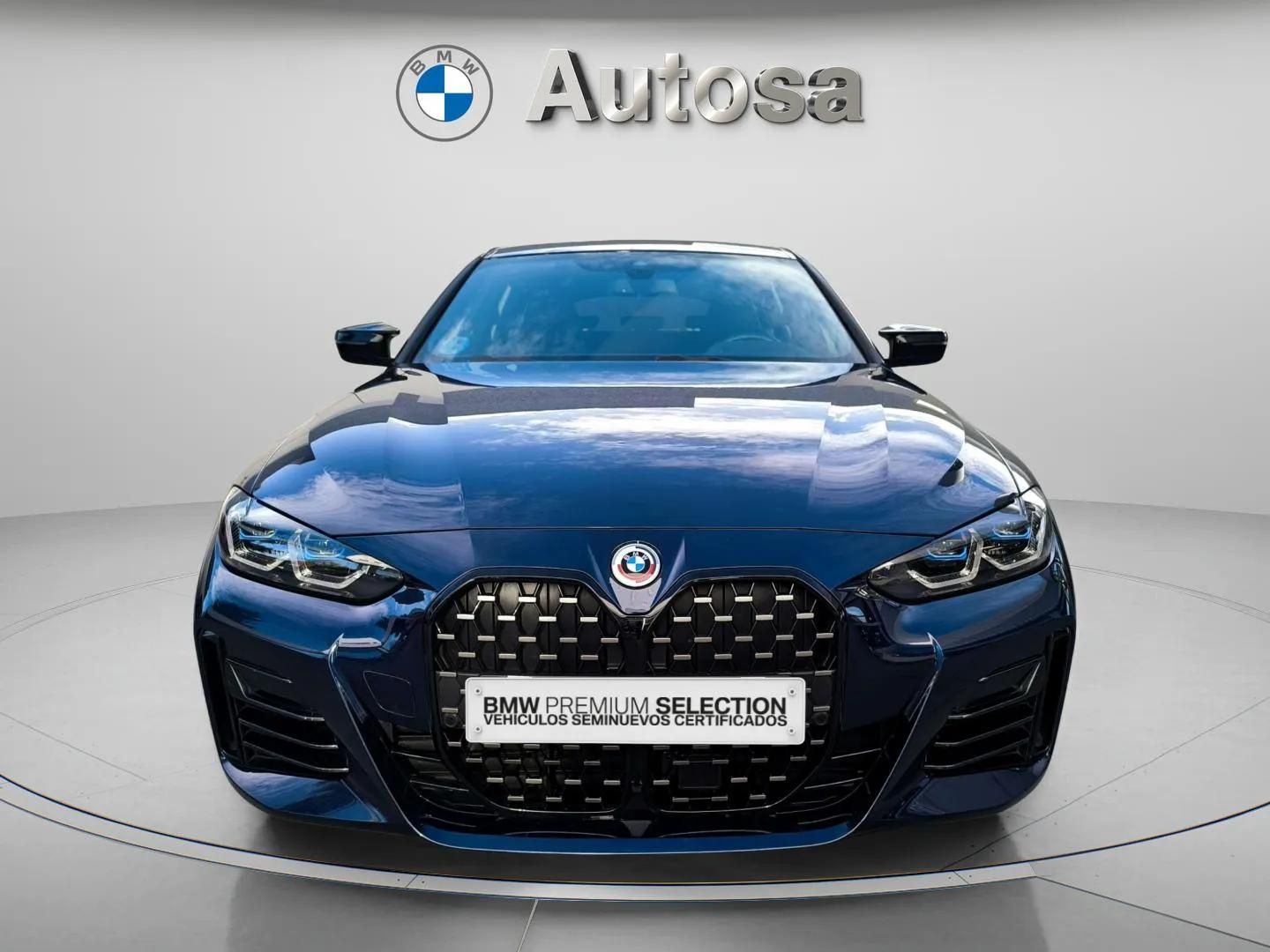 Fotos de BMW Serie 4 M440i Gran Coupe color Azul. Año 2022. 275KW(374CV). Gasolina. En concesionario Automóviles Oviedo S.A. de Asturias